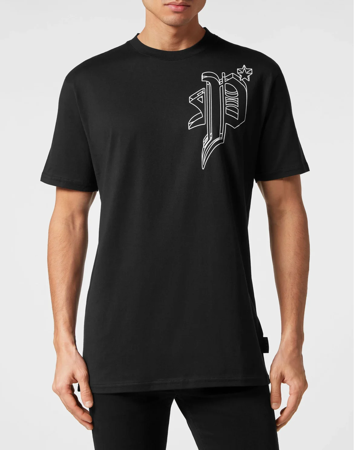 T-shirt Round Neck SS Wire Frame, цвет: Черный