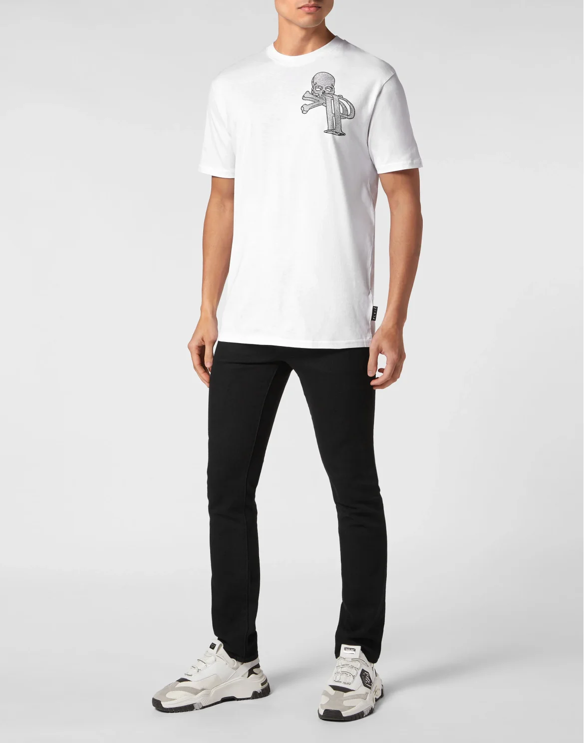 T-shirt Round Neck SS Wire Frame, цвет: Белый