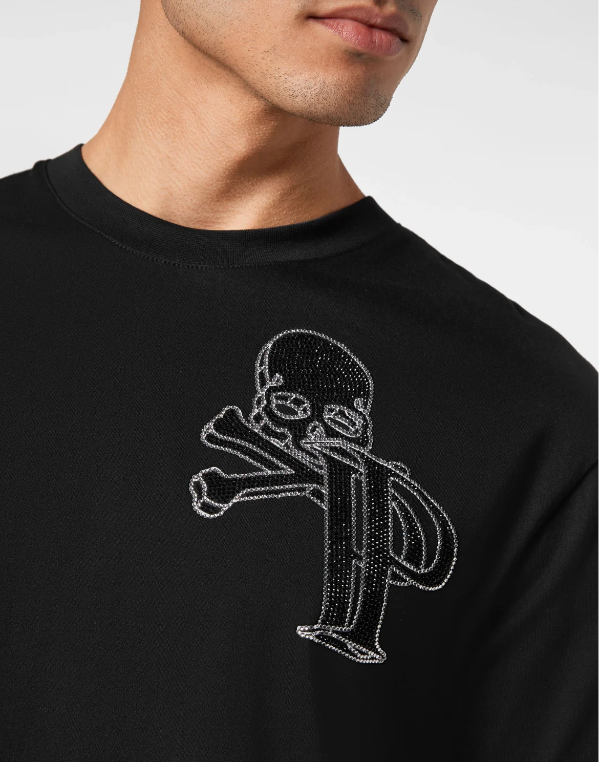 T-shirt Round Neck SS Wire Frame, цвет: Черный