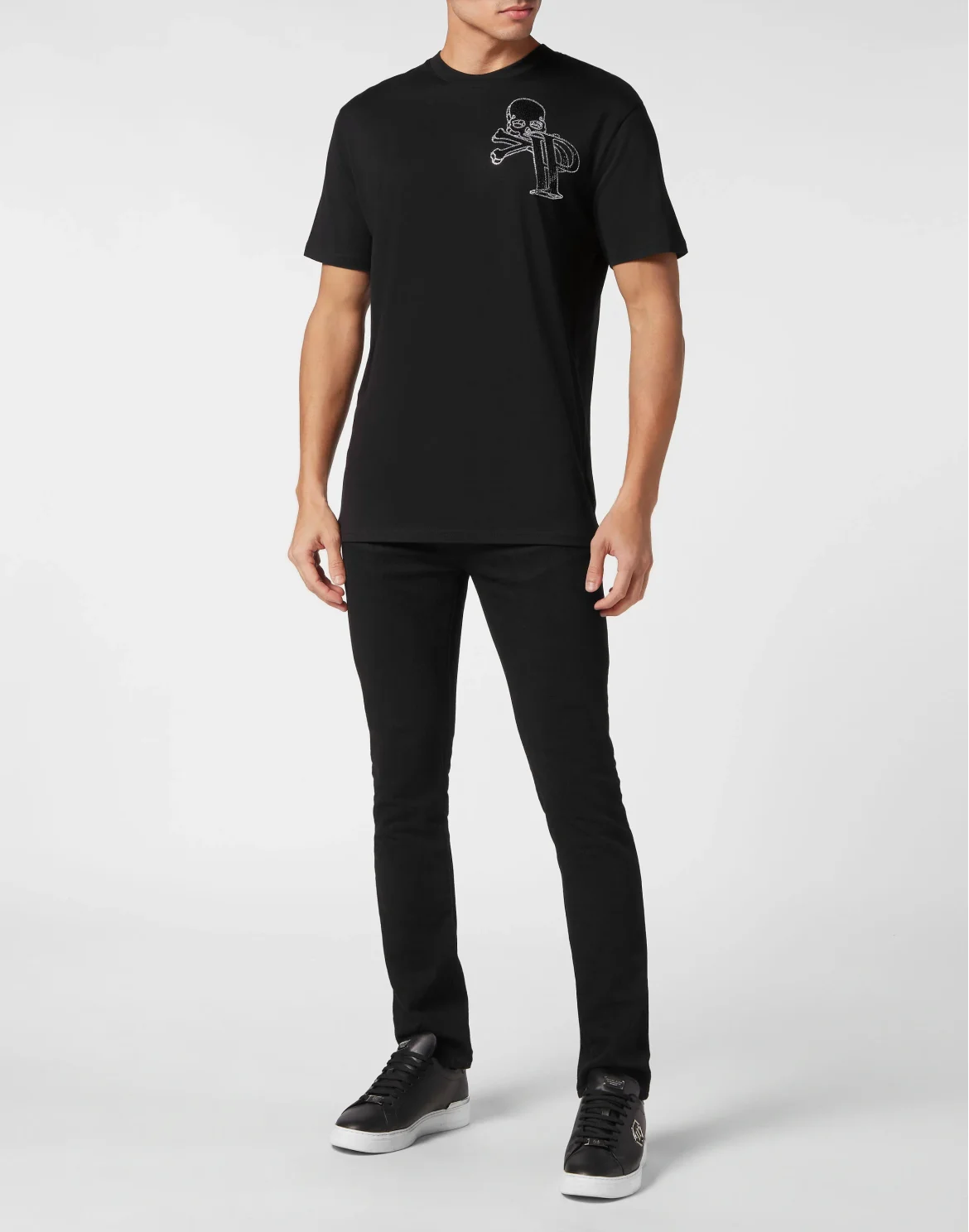 T-shirt Round Neck SS Wire Frame, цвет: Черный