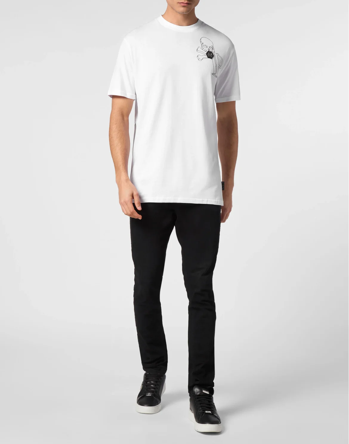 T-shirt Round Neck SS Wire Frame, цвет: Белый
