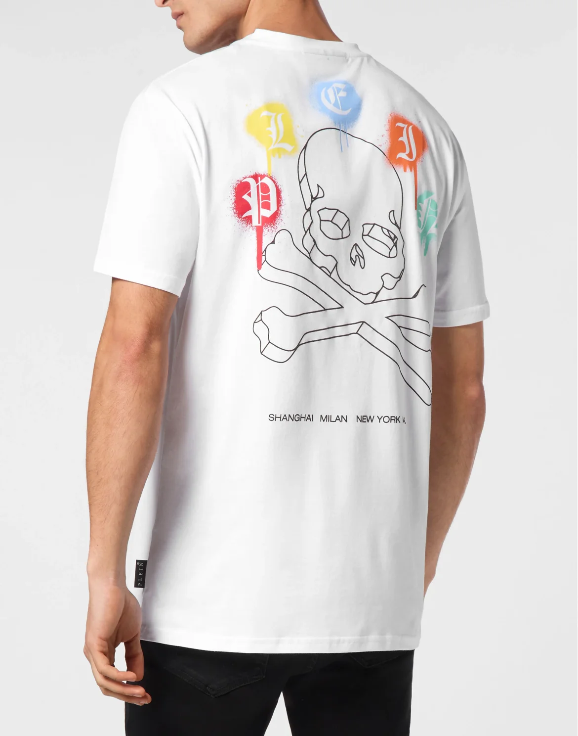 T-shirt Round Neck SS Wire Frame, цвет: Белый