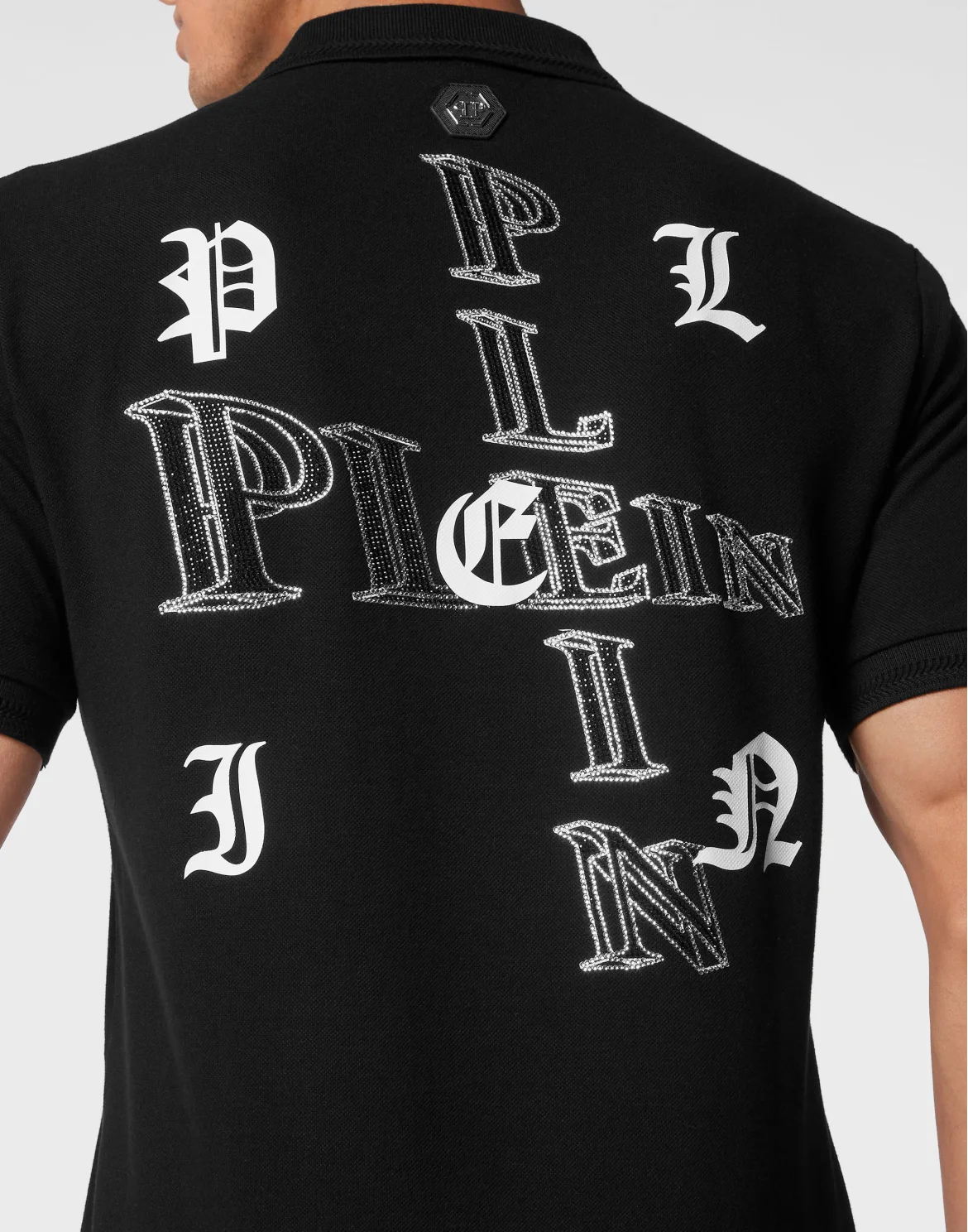 Piquet Polo with crystals Wire Frame, цвет: Черный