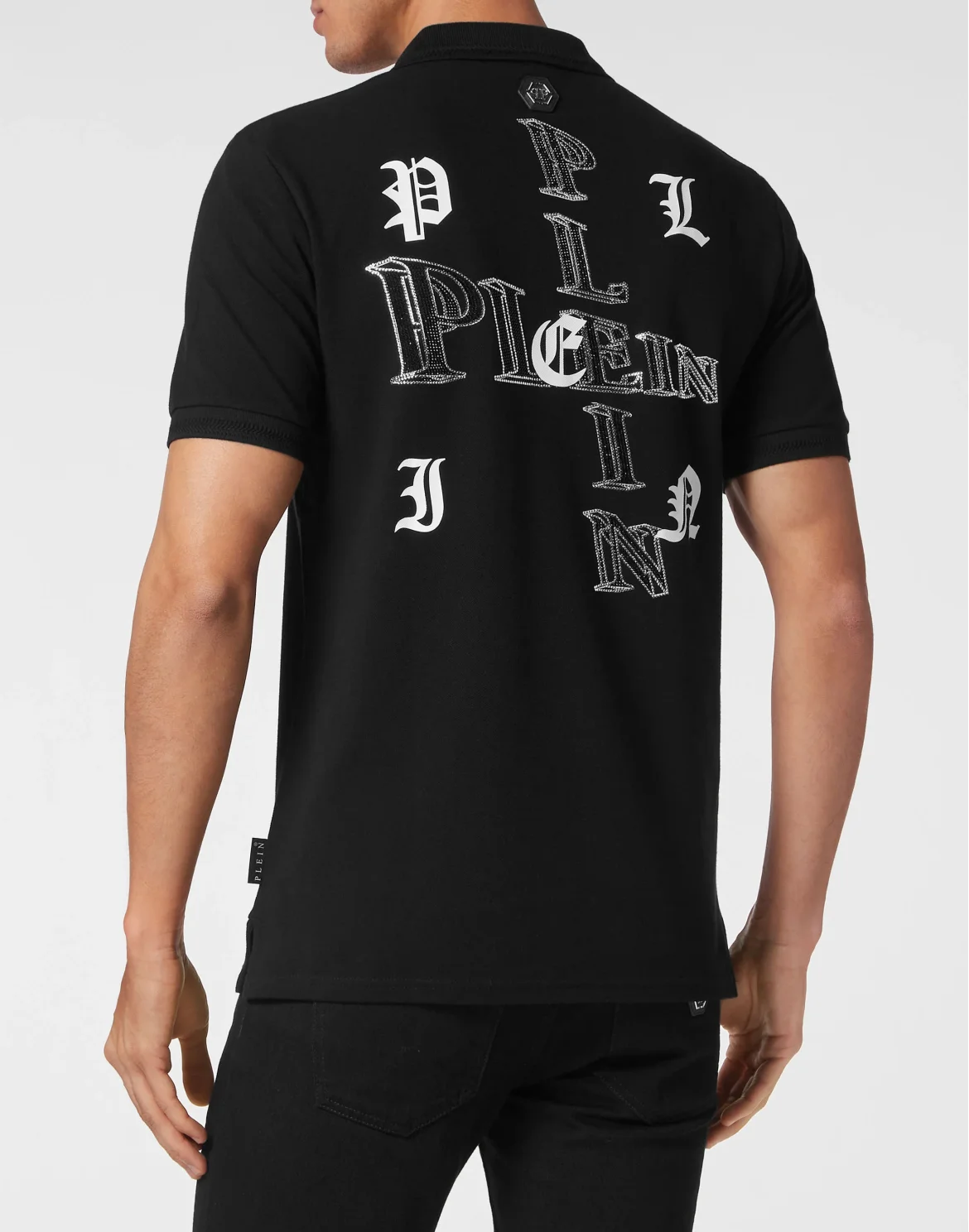 Piquet Polo with crystals Wire Frame, цвет: Черный