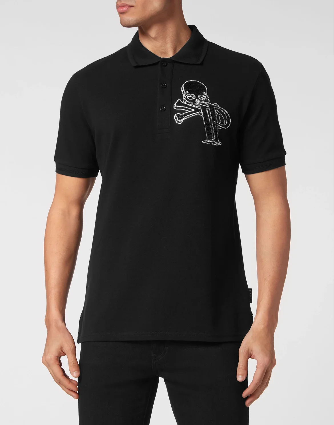 Piquet Polo with crystals Wire Frame, цвет: Черный
