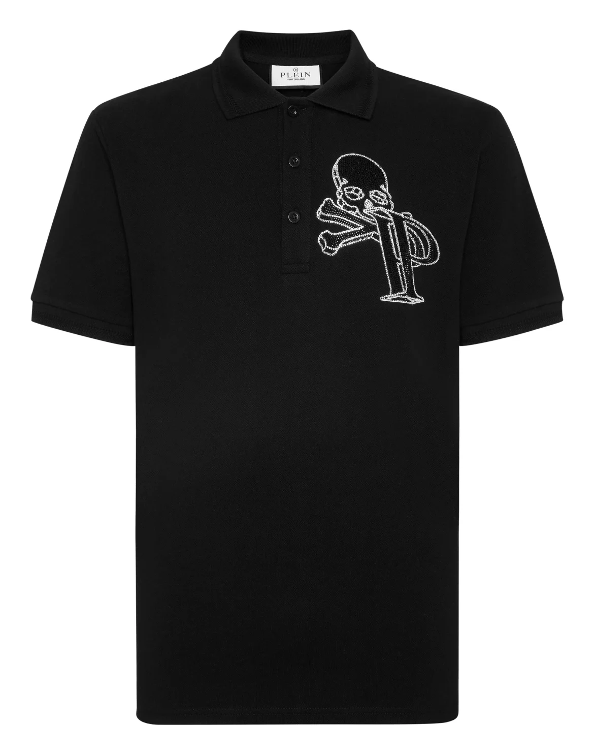 Piquet Polo with crystals Wire Frame, цвет: Черный