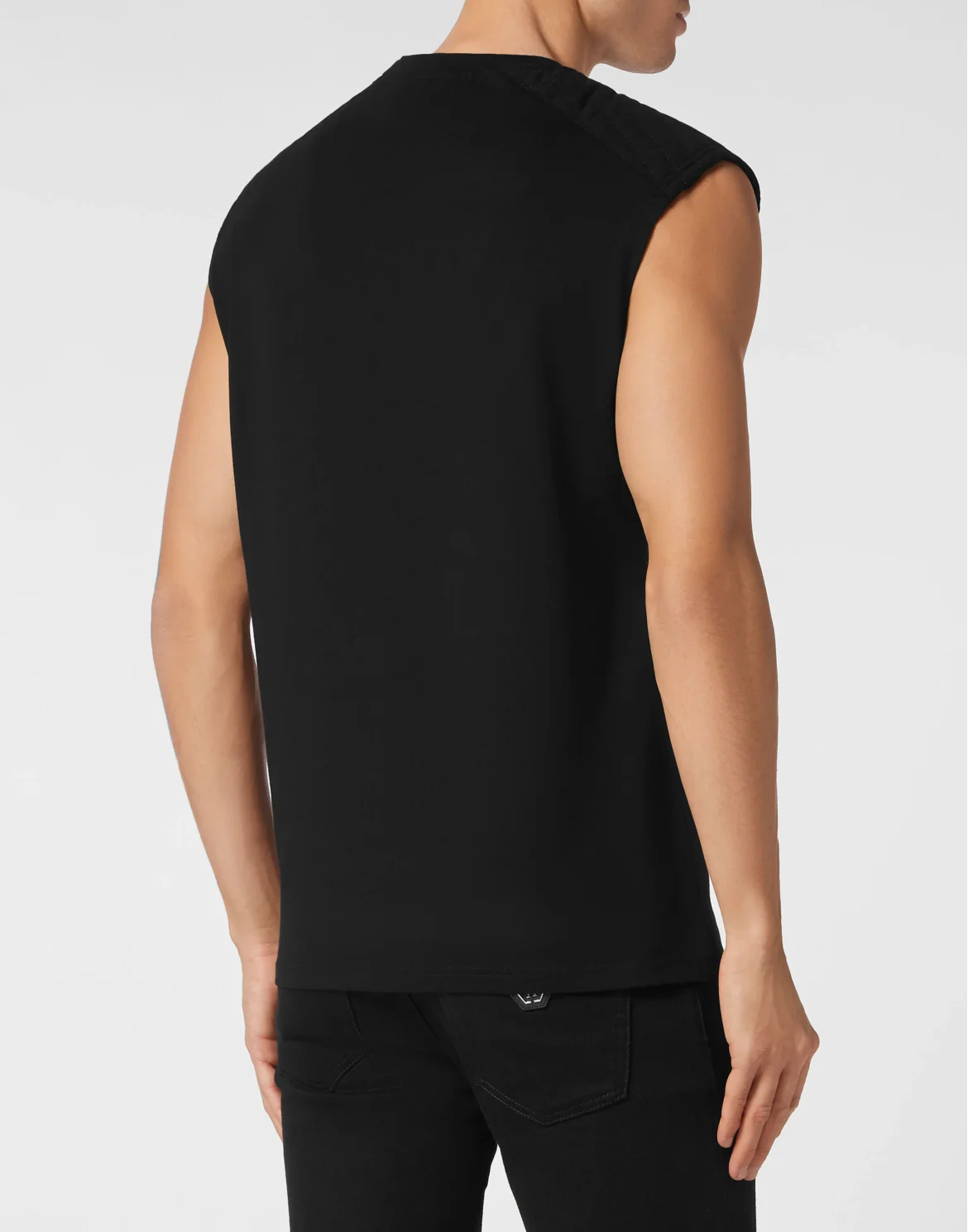 Sleeveless top Cuts, цвет: Черный