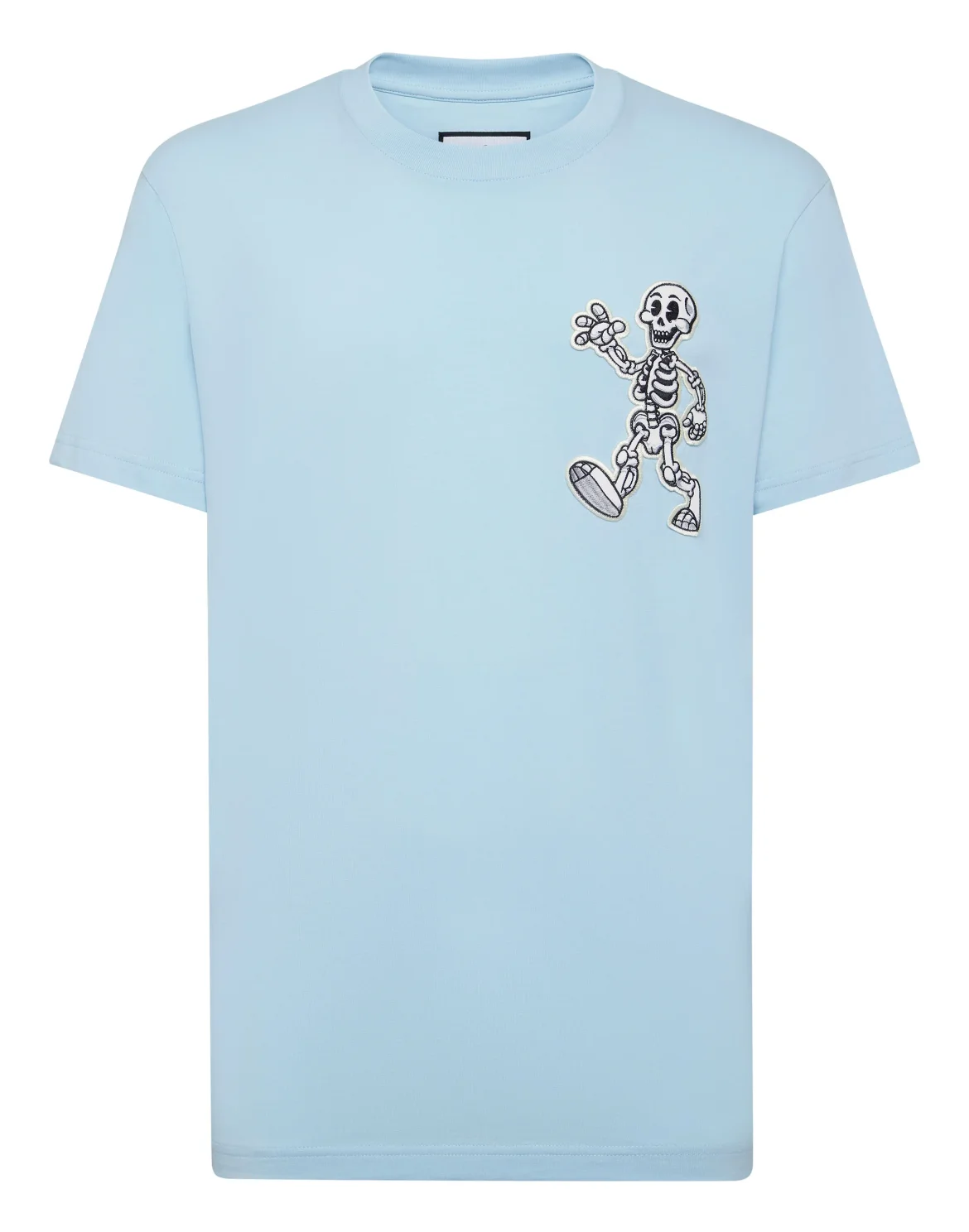 T-shirt Round Neck SS Skully Gang, цвет: Голубой