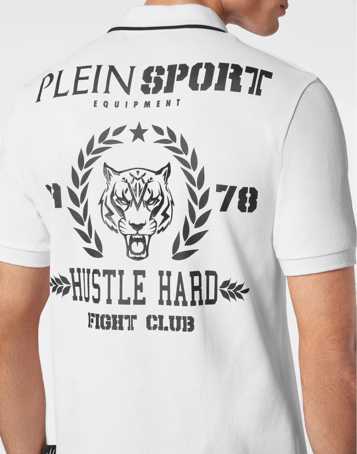 Polo Shirt Slim Fit SS Carbon Tiger, цвет: Белый