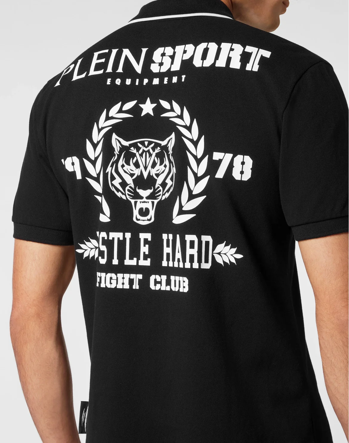 Polo Shirt Slim Fit SS Carbon Tiger, цвет: Черный
