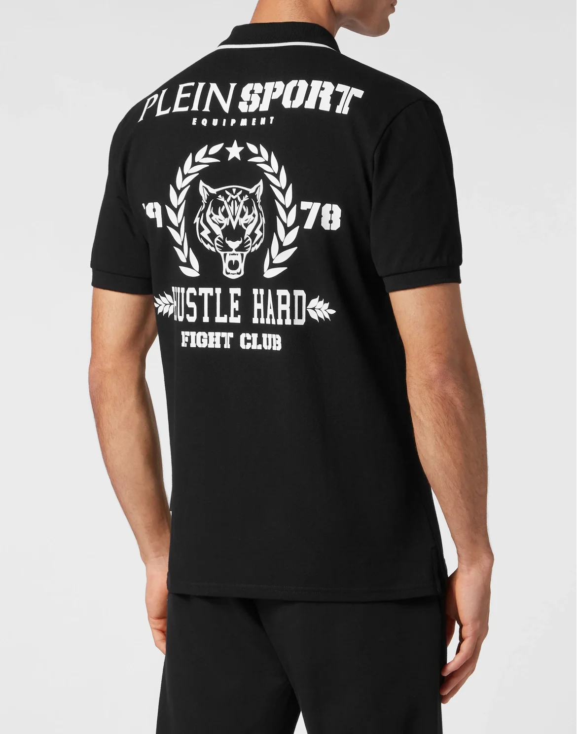 Polo Shirt Slim Fit SS Carbon Tiger, цвет: Черный