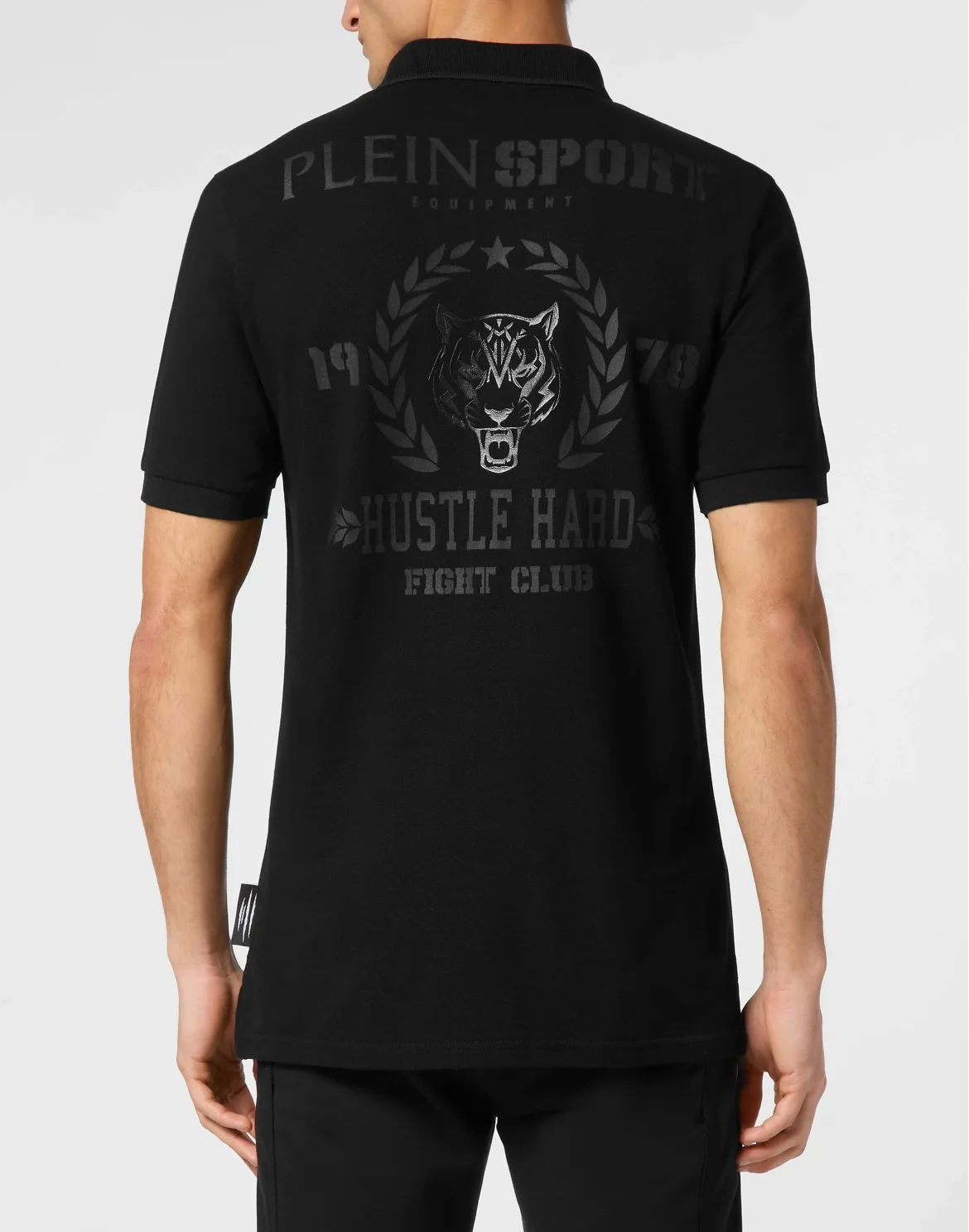Polo Shirt Slim Fit SS Carbon Tiger, цвет: Черный
