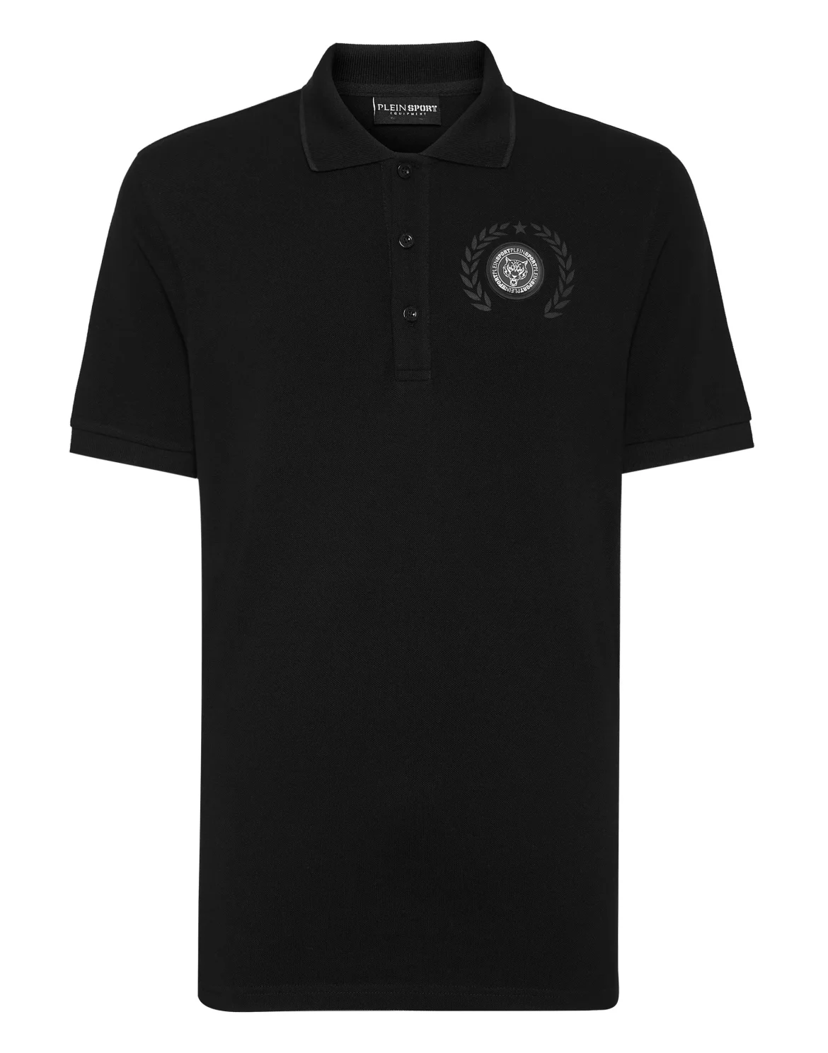 Polo Shirt Slim Fit SS Carbon Tiger, цвет: Черный