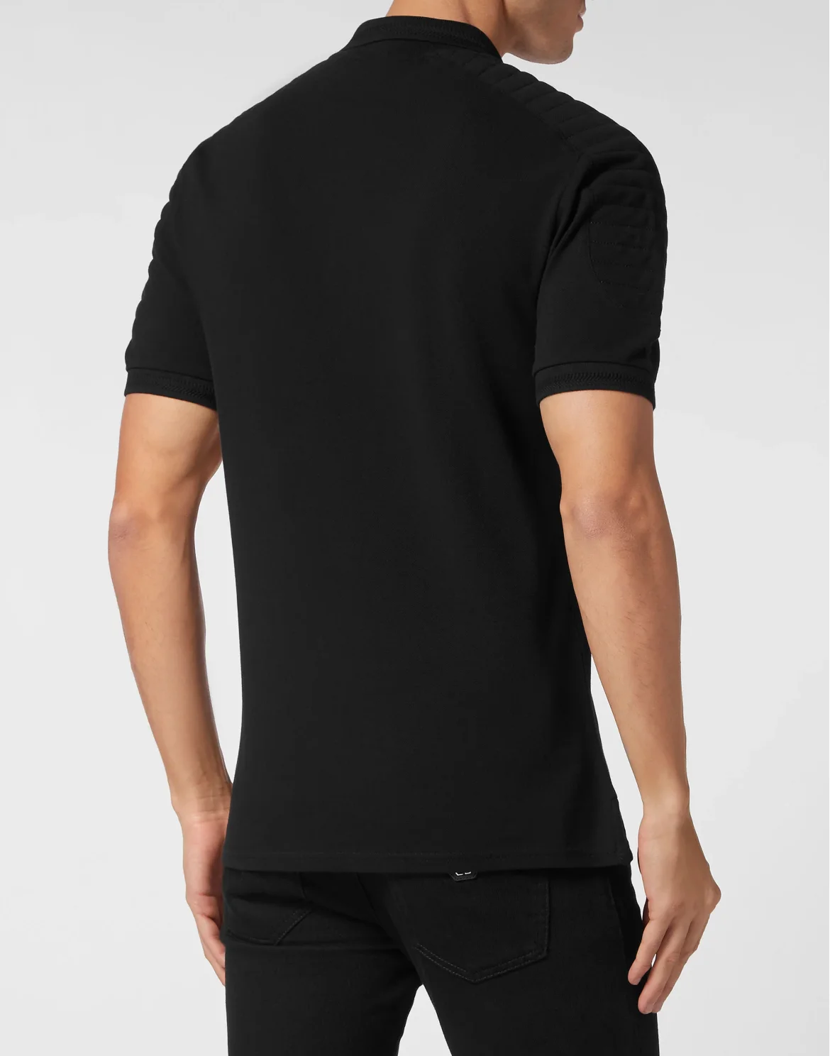 Piquet Polo shirt SS, цвет: Черный
