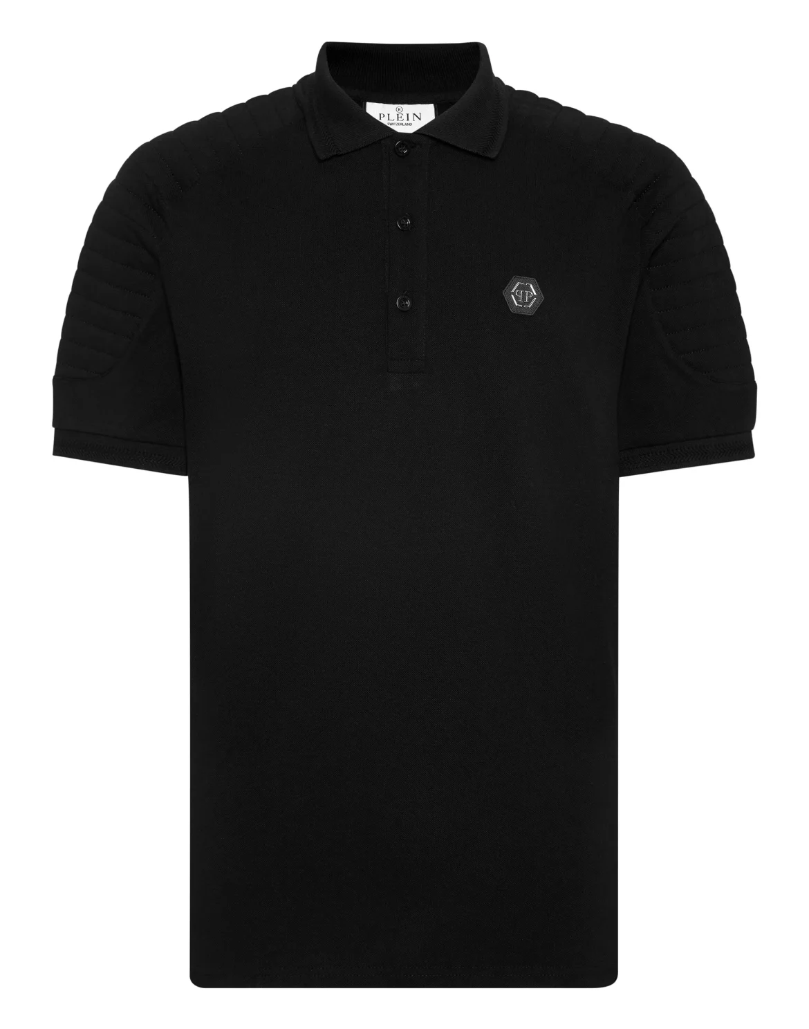 Piquet Polo shirt SS, цвет: Черный