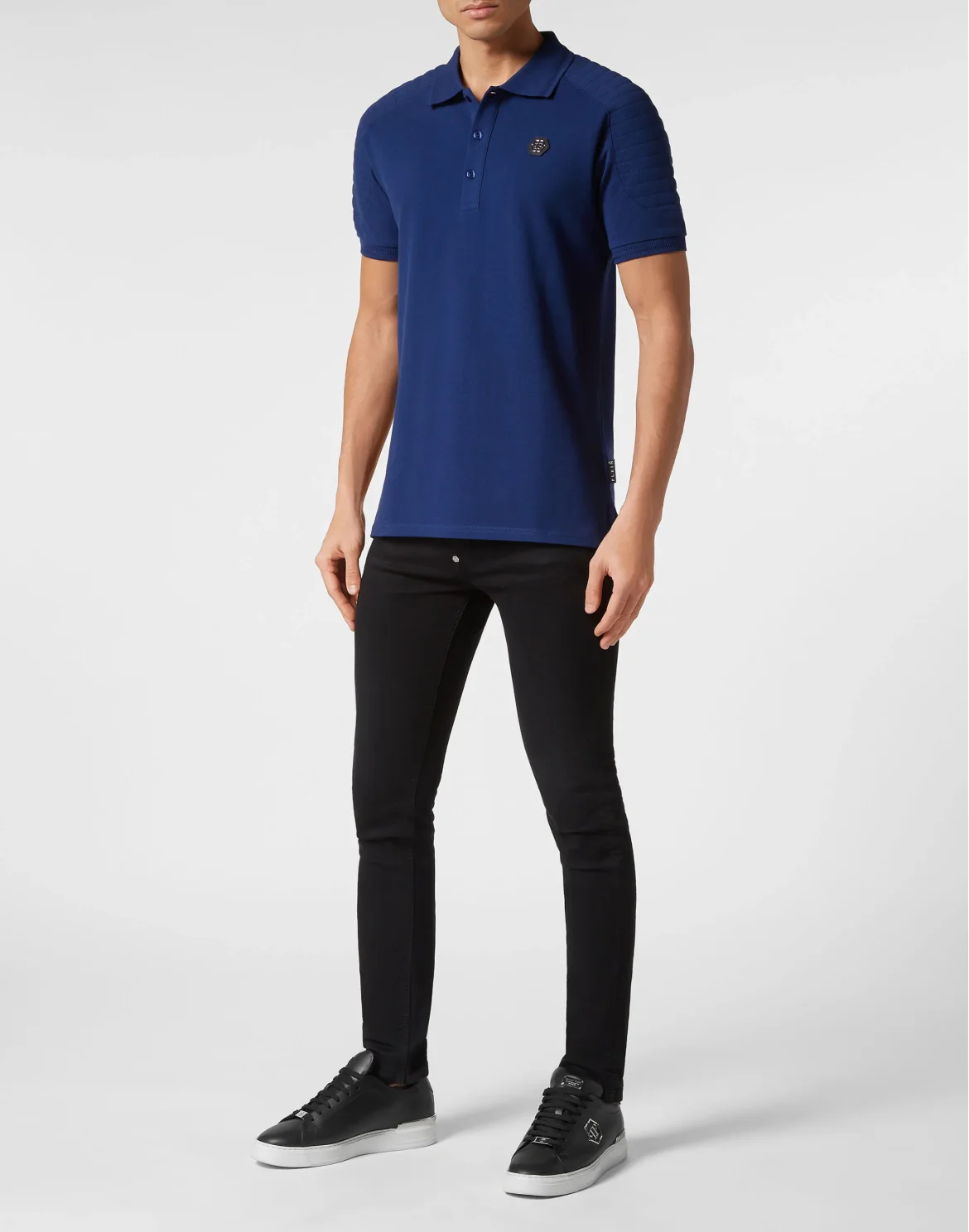 Piquet Polo shirt SS, цвет: Синий