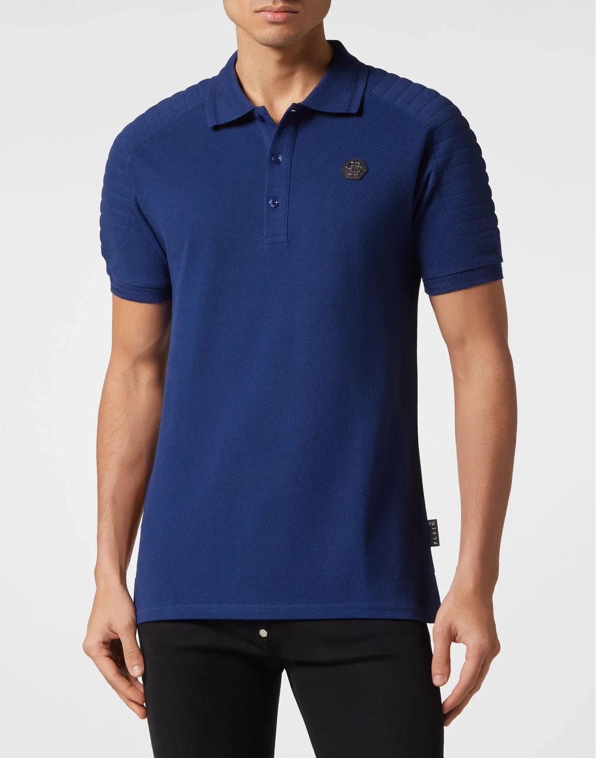 Piquet Polo shirt SS, цвет: Синий