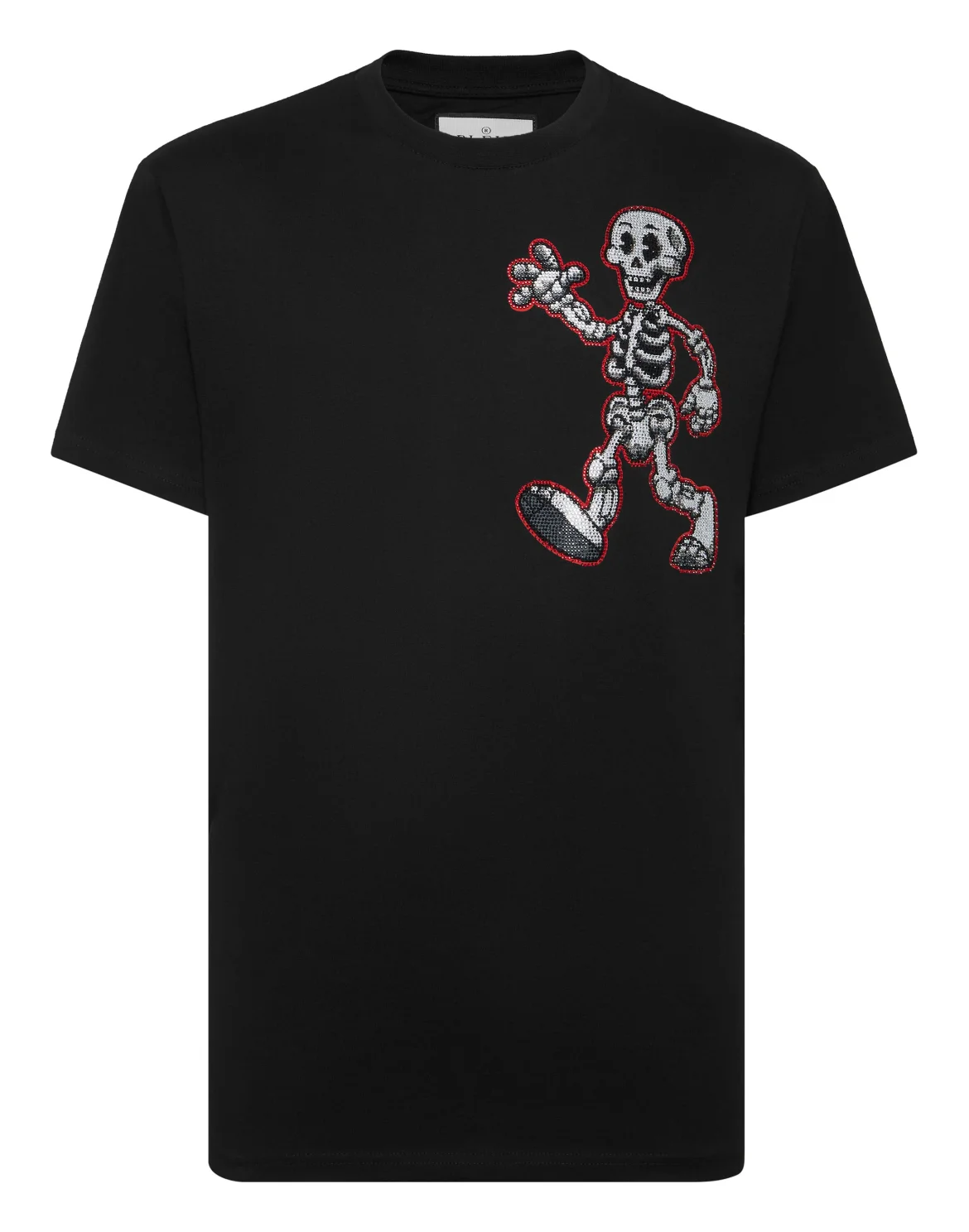 T-shirt Round Neck SS Skeleton, цвет: Черный