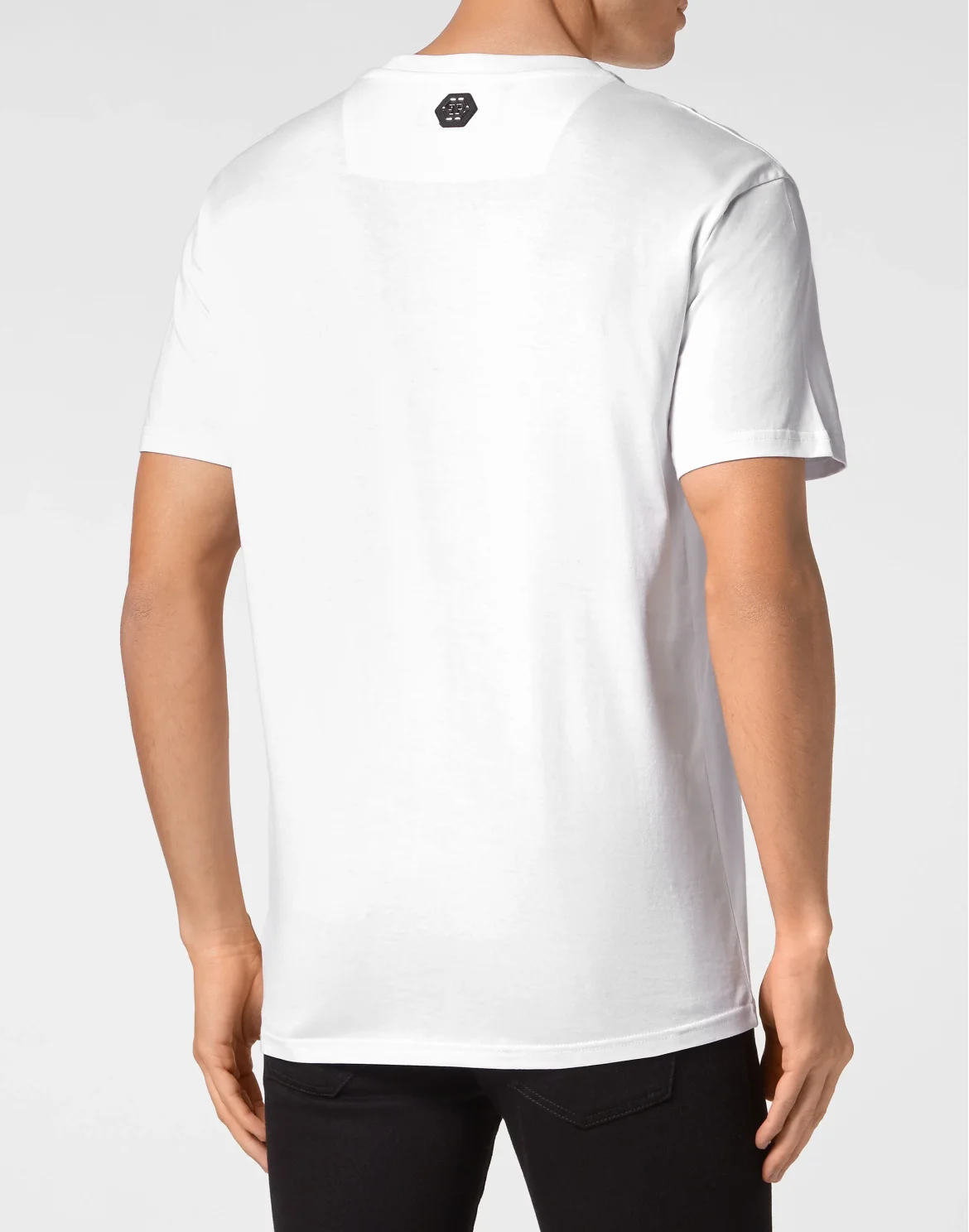 T-shirt Round Neck SS Skeleton, цвет: Белый