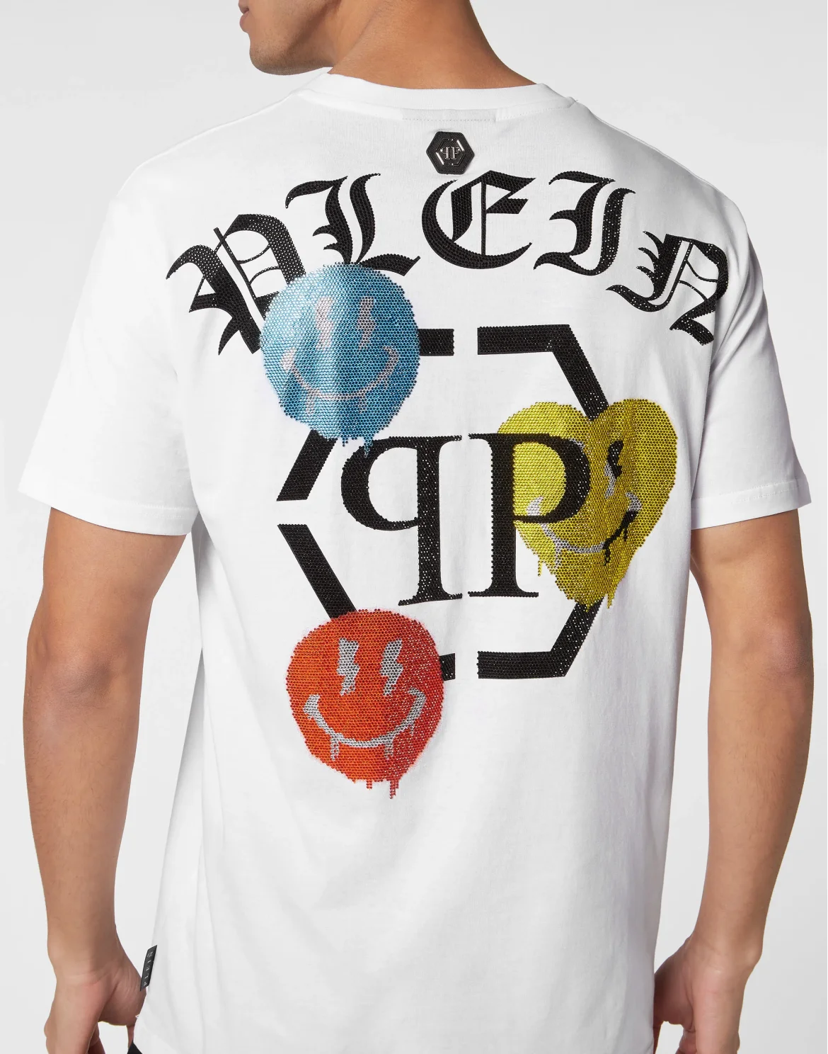 T-shirt Round Neck SS Smile, цвет: Белый