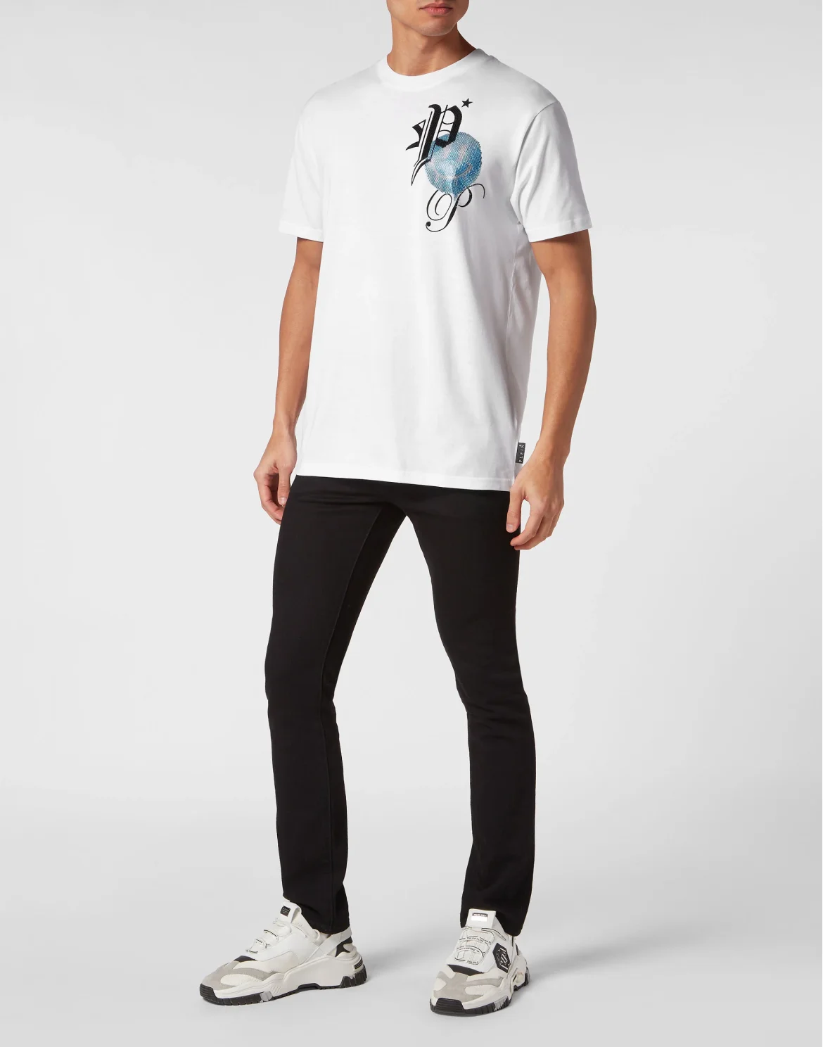 T-shirt Round Neck SS Smile, цвет: Белый