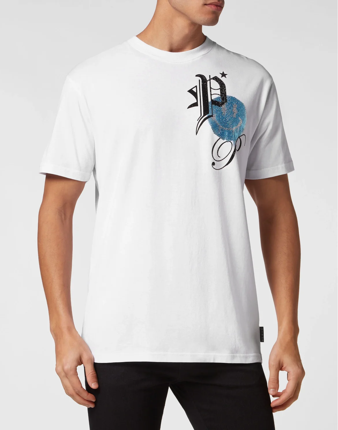 T-shirt Round Neck SS Smile, цвет: Белый