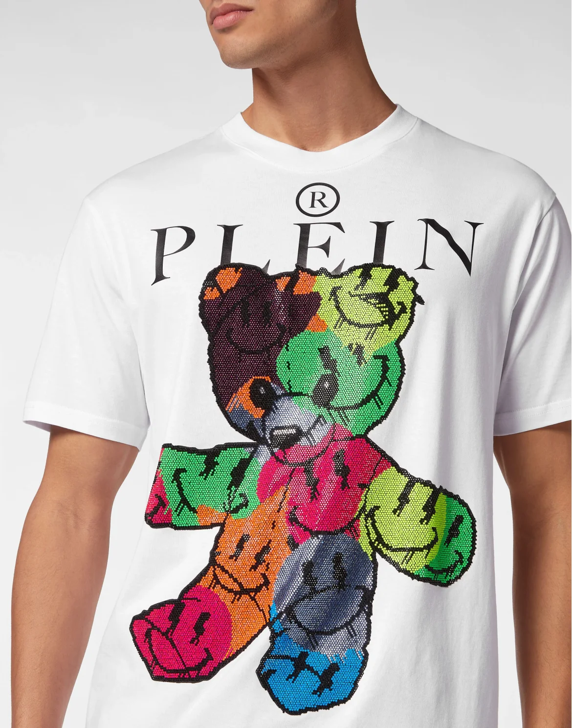 T-shirt Round Neck SS Teddy Bear, цвет: Белый