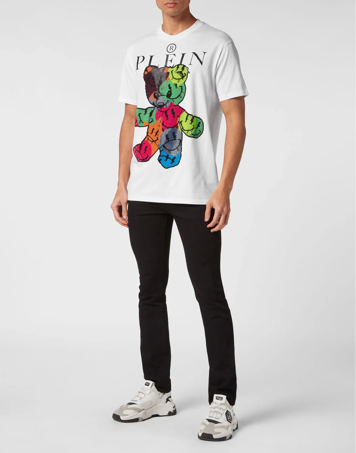 T-shirt Round Neck SS Teddy Bear, цвет: Белый