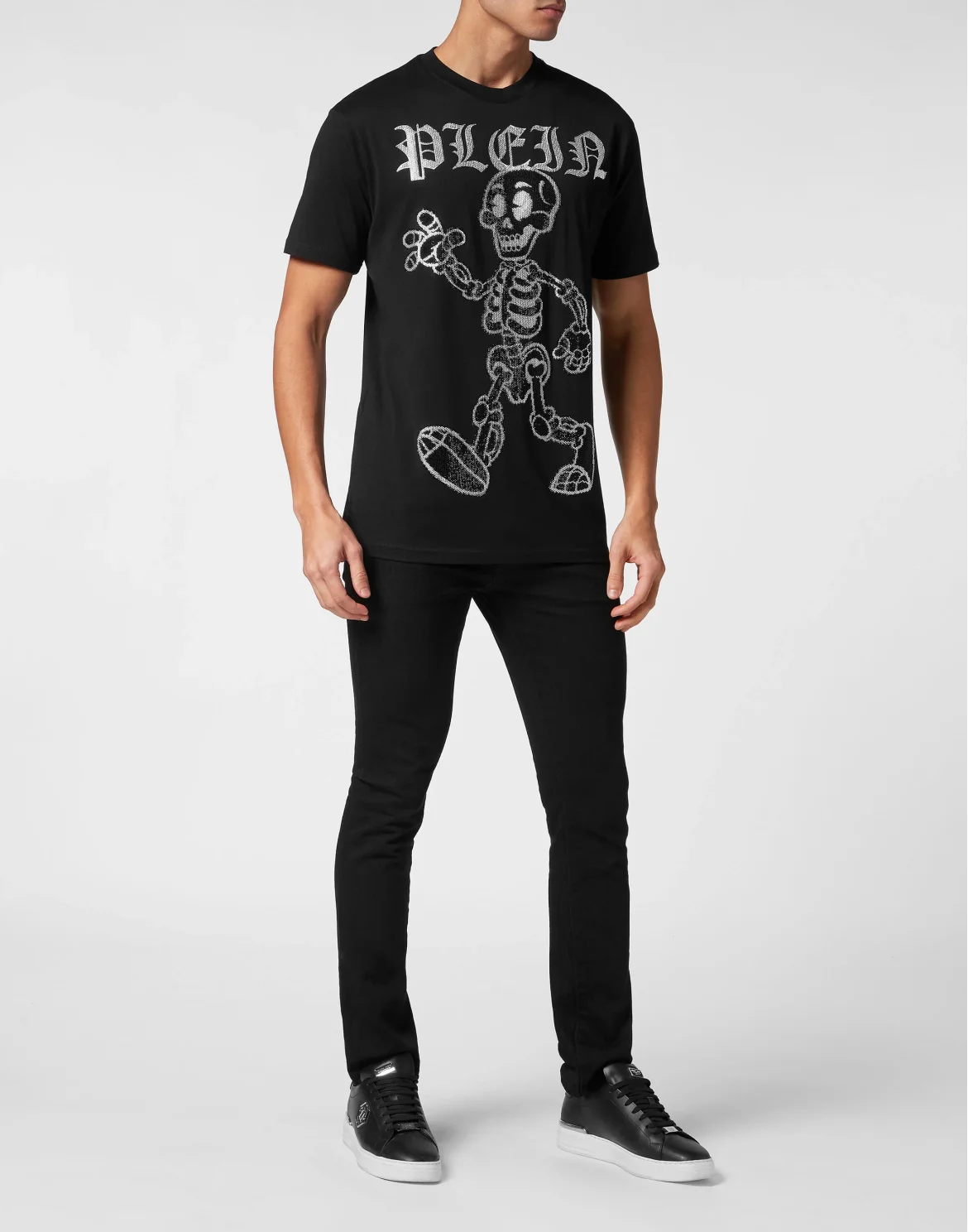 T-shirt Round Neck SS Skeleton, цвет: Черный