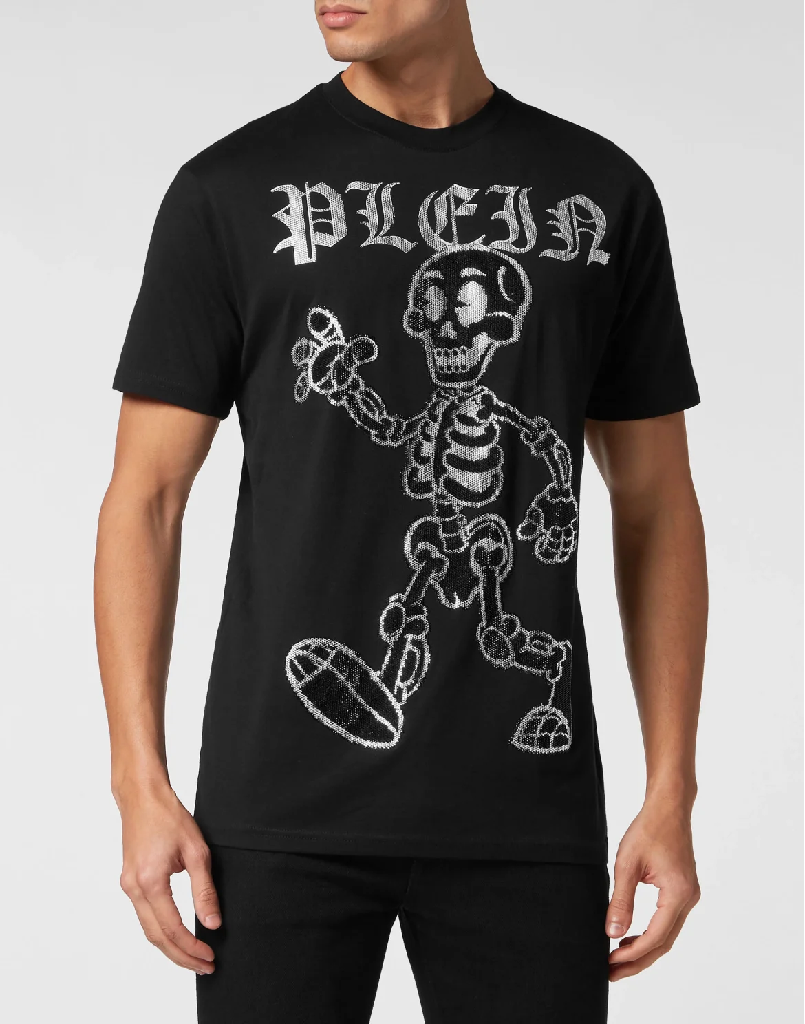 T-shirt Round Neck SS Skeleton, цвет: Черный
