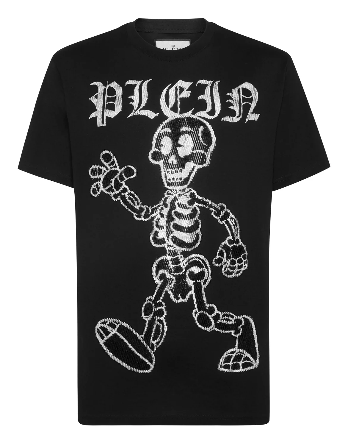 T-shirt Round Neck SS Skeleton, цвет: Черный