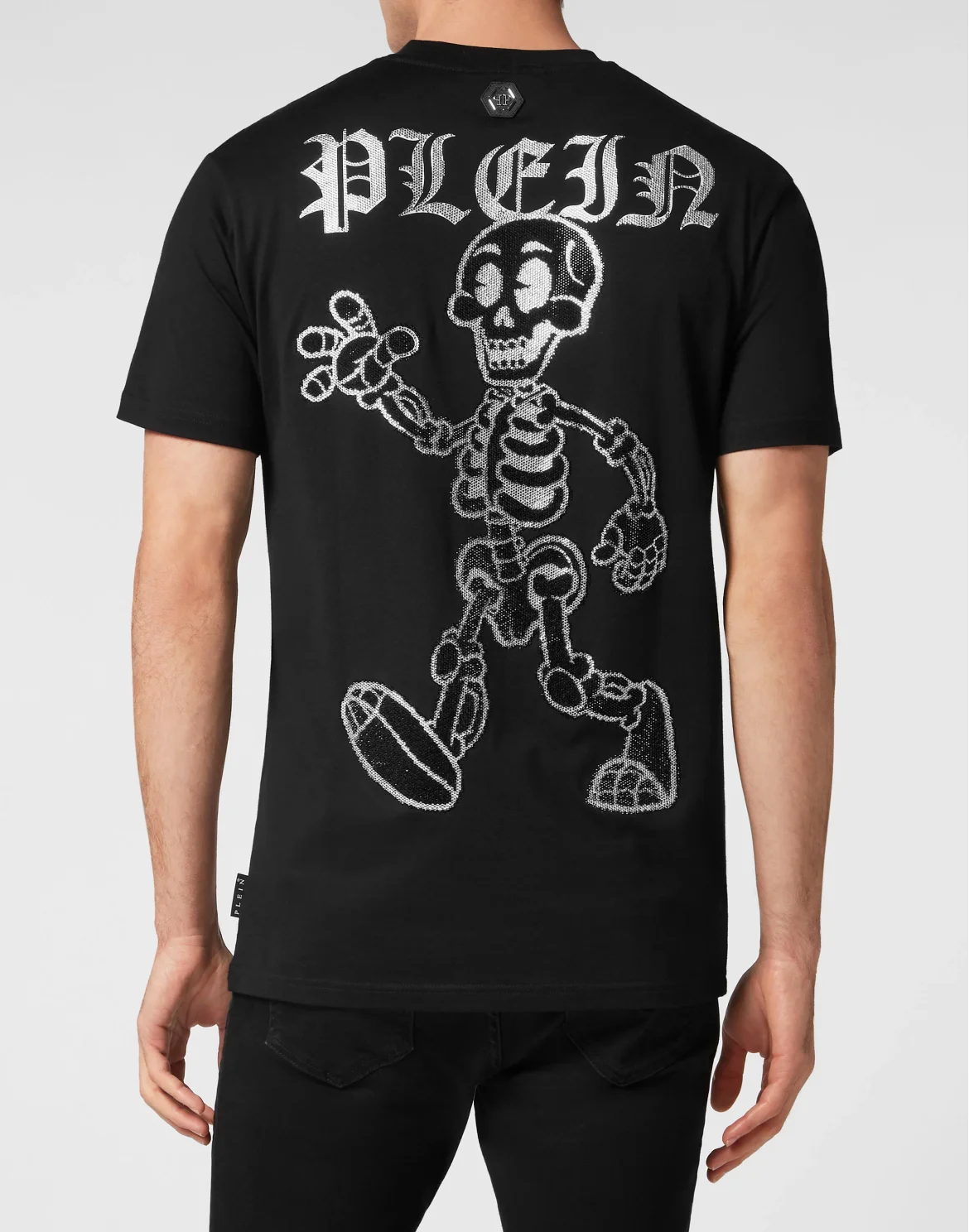 T-shirt Round Neck SS Skeleton, цвет: Черный