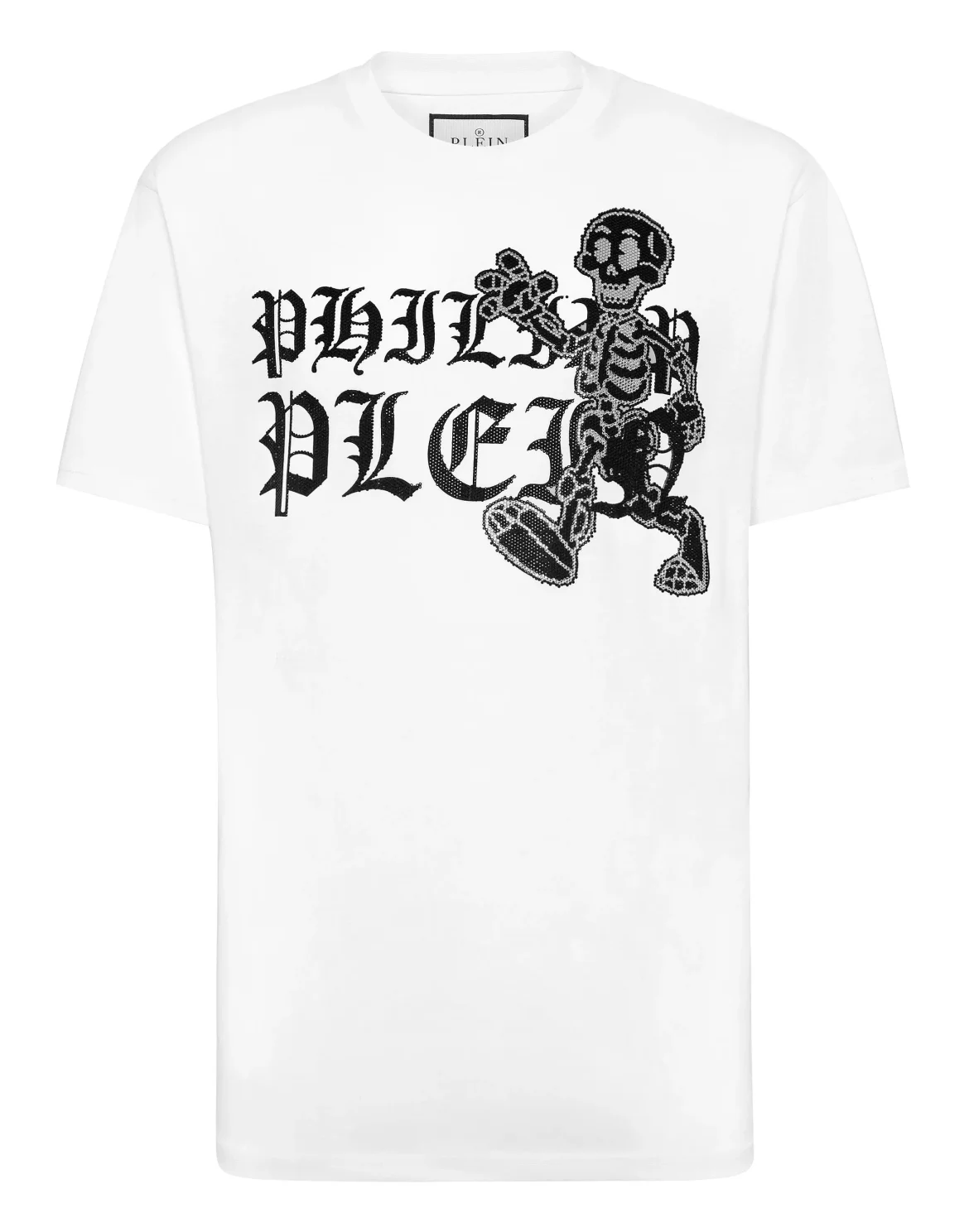 T-shirt Round Neck SS Skeleton, цвет: Белый