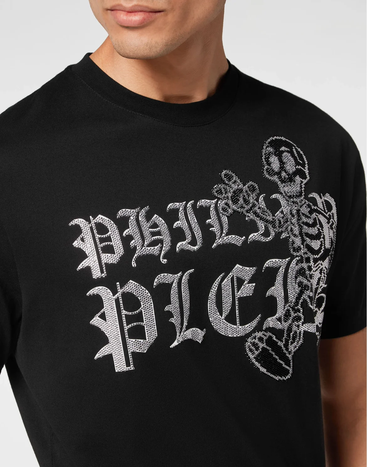 T-shirt Round Neck SS Skeleton, цвет: Черный