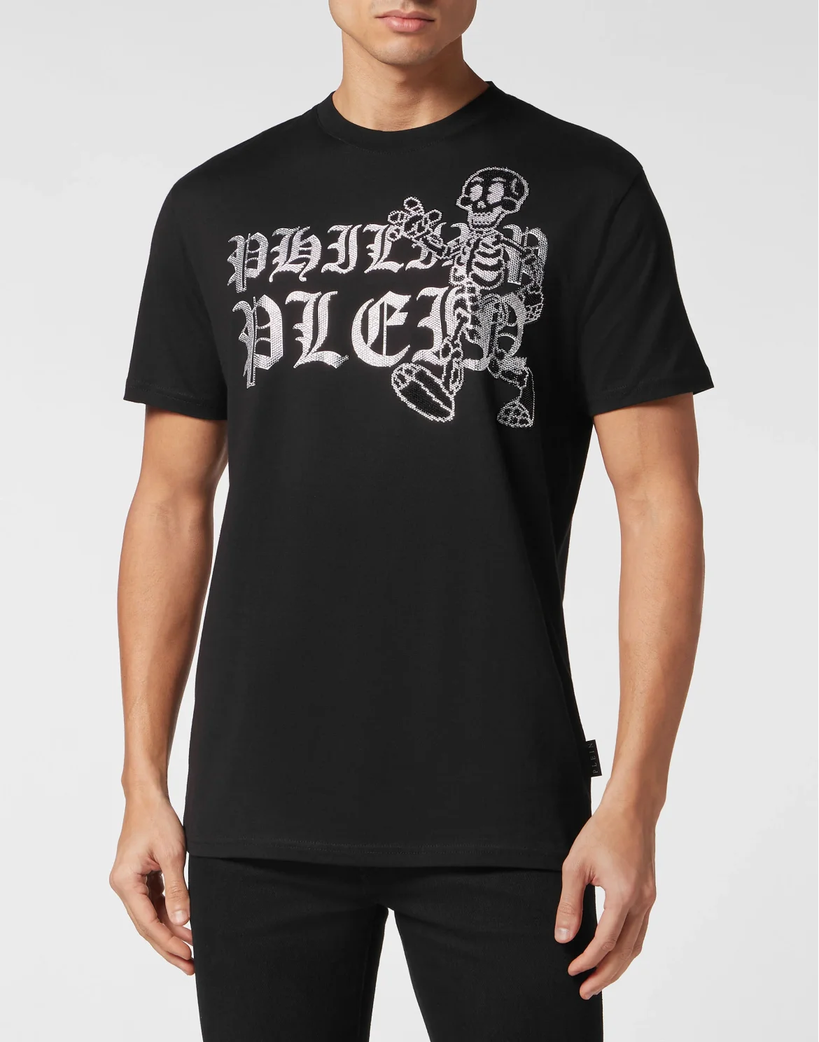 T-shirt Round Neck SS Skeleton, цвет: Черный
