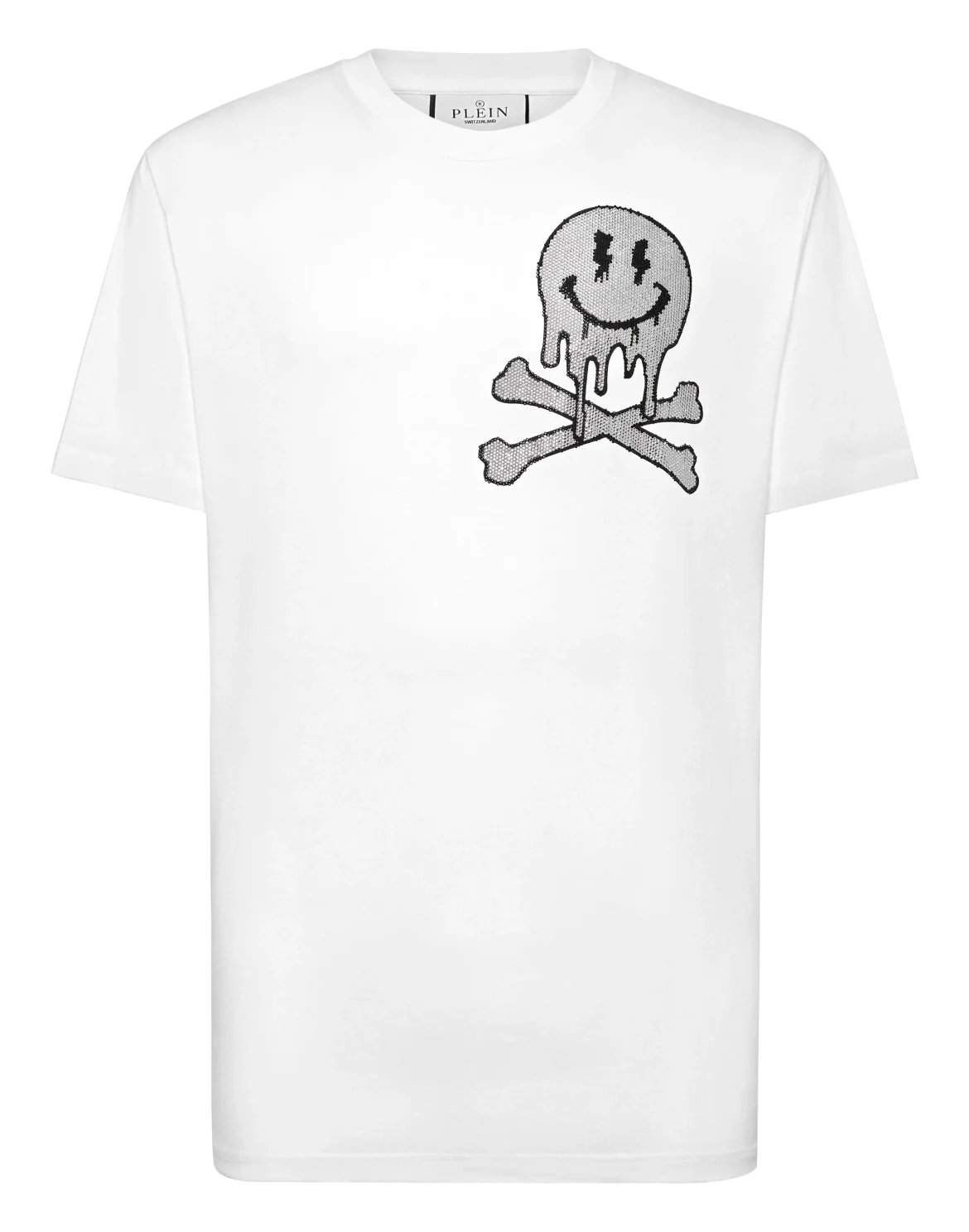T-shirt Round Neck SS Skeleton, цвет: Белый
