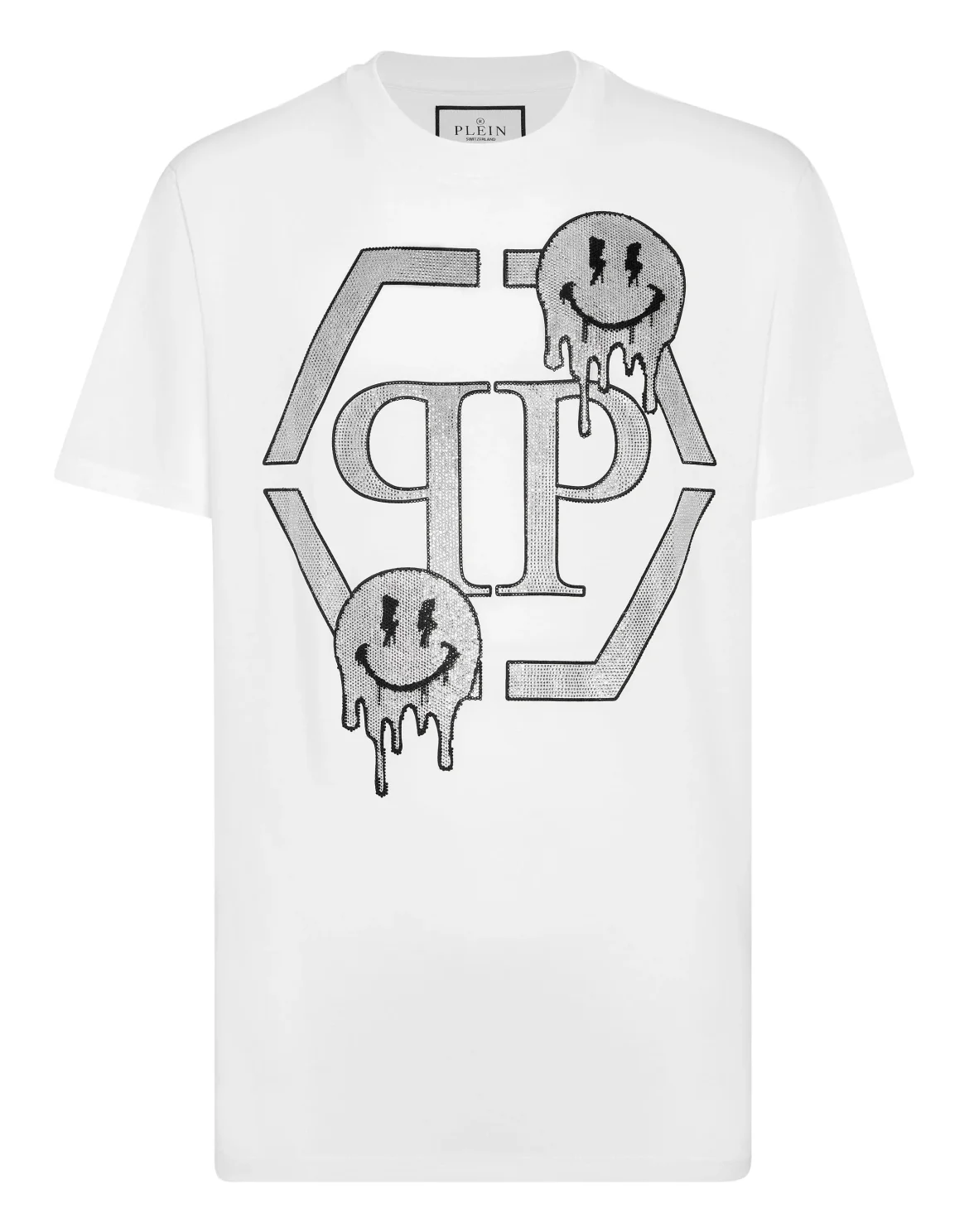 T-shirt Round Neck SS Smile, цвет: Белый