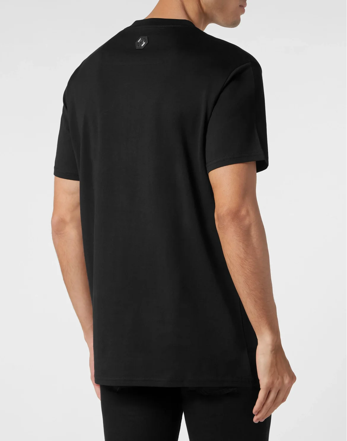T-shirt Round Neck SS Smile, цвет: Черный