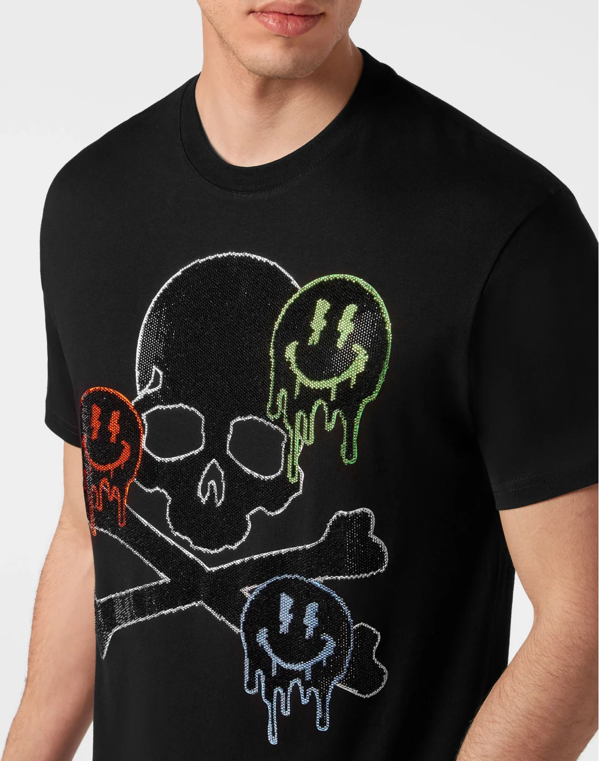 T-shirt Round Neck SS Skull&Bones, цвет: Черный