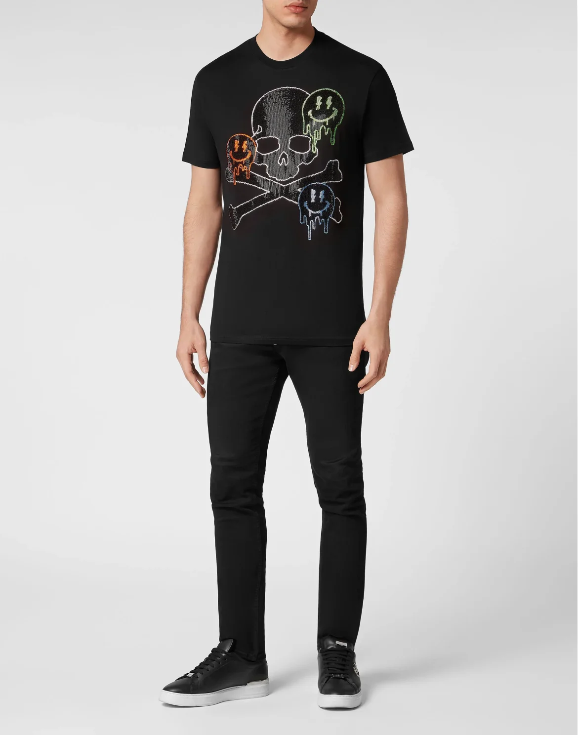 T-shirt Round Neck SS Skull&Bones, цвет: Черный