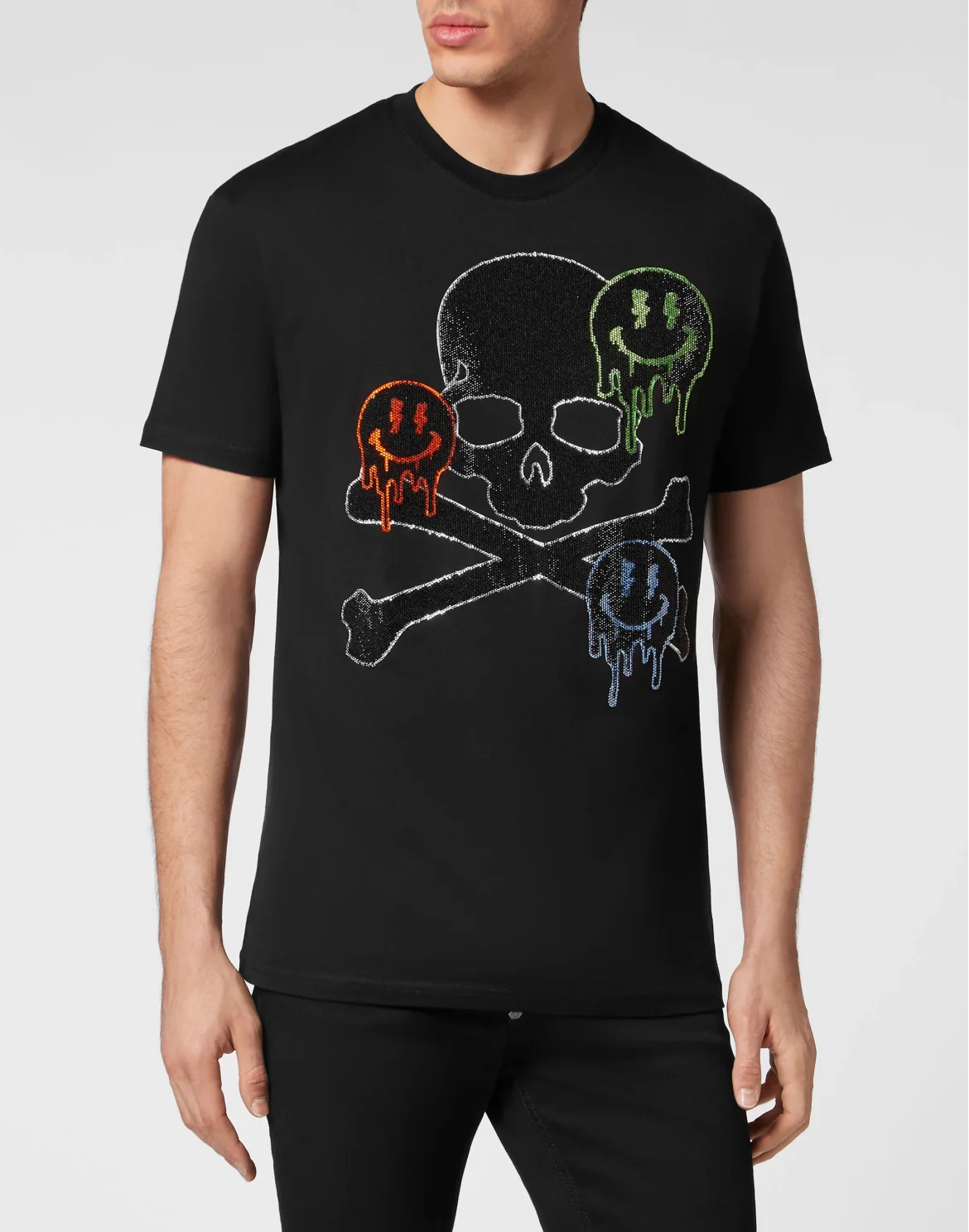 T-shirt Round Neck SS Skull&Bones, цвет: Черный