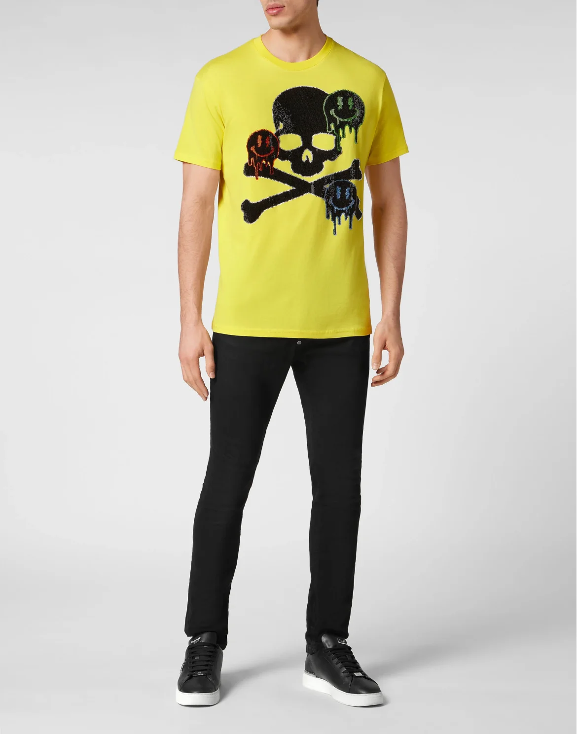 T-shirt Round Neck SS Skull&Bones, цвет: Желтый