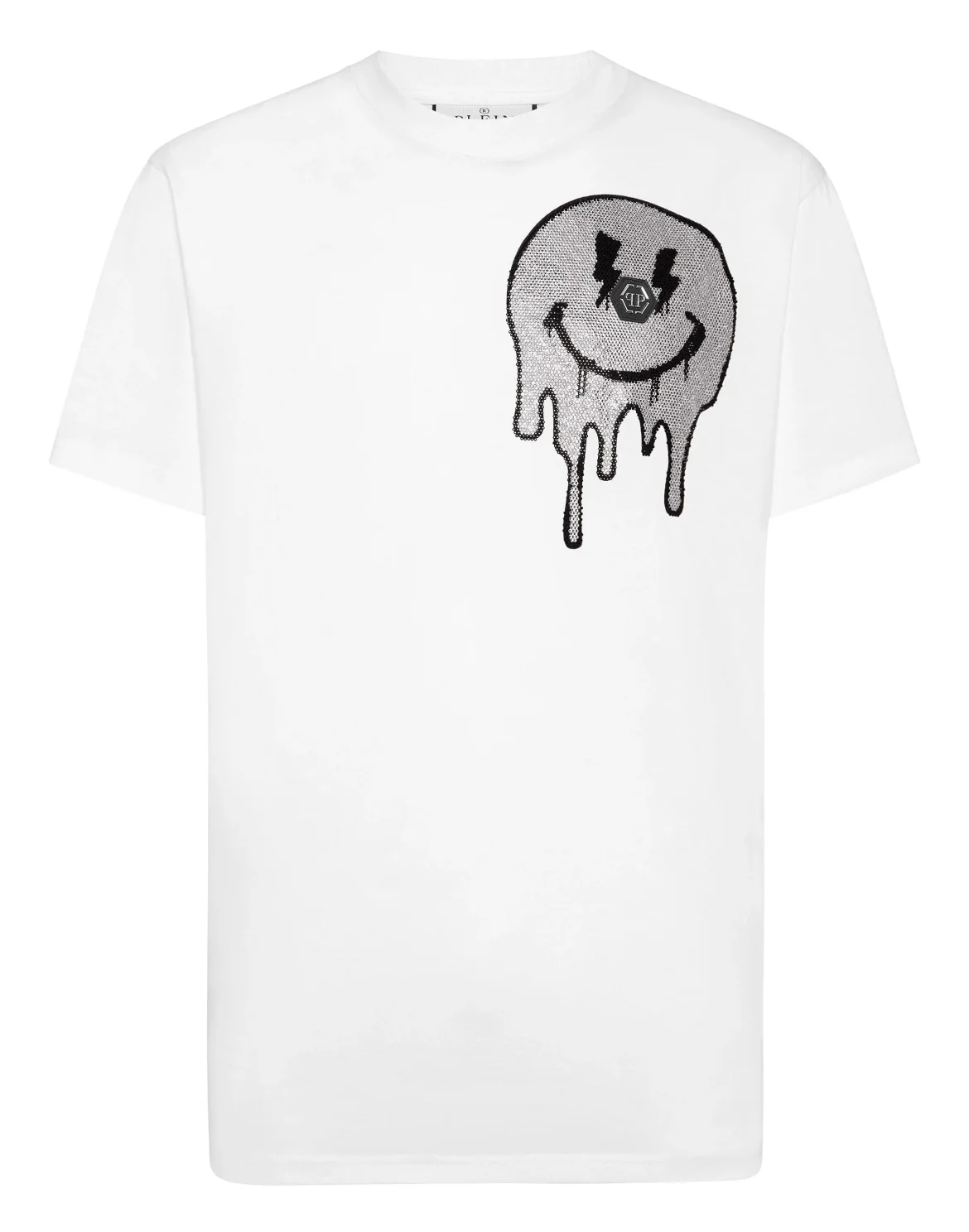 T-shirt Round Neck SS Smile, цвет: Белый