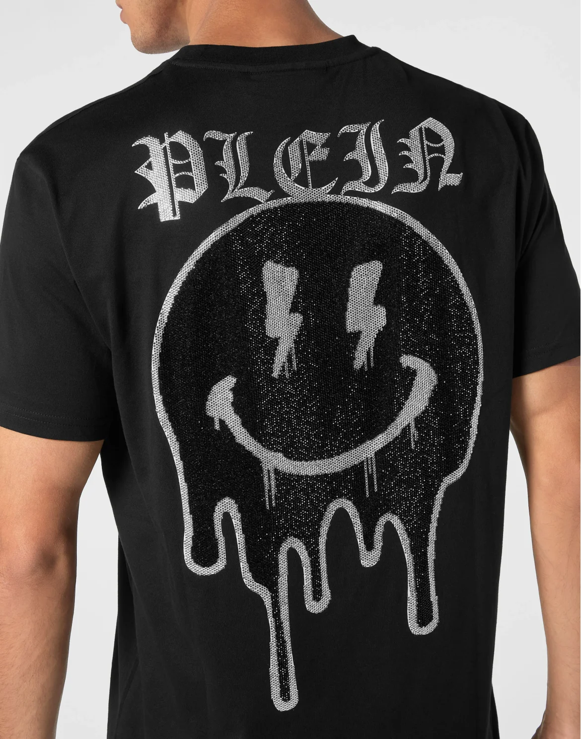 T-shirt Round Neck SS Smile, цвет: Черный
