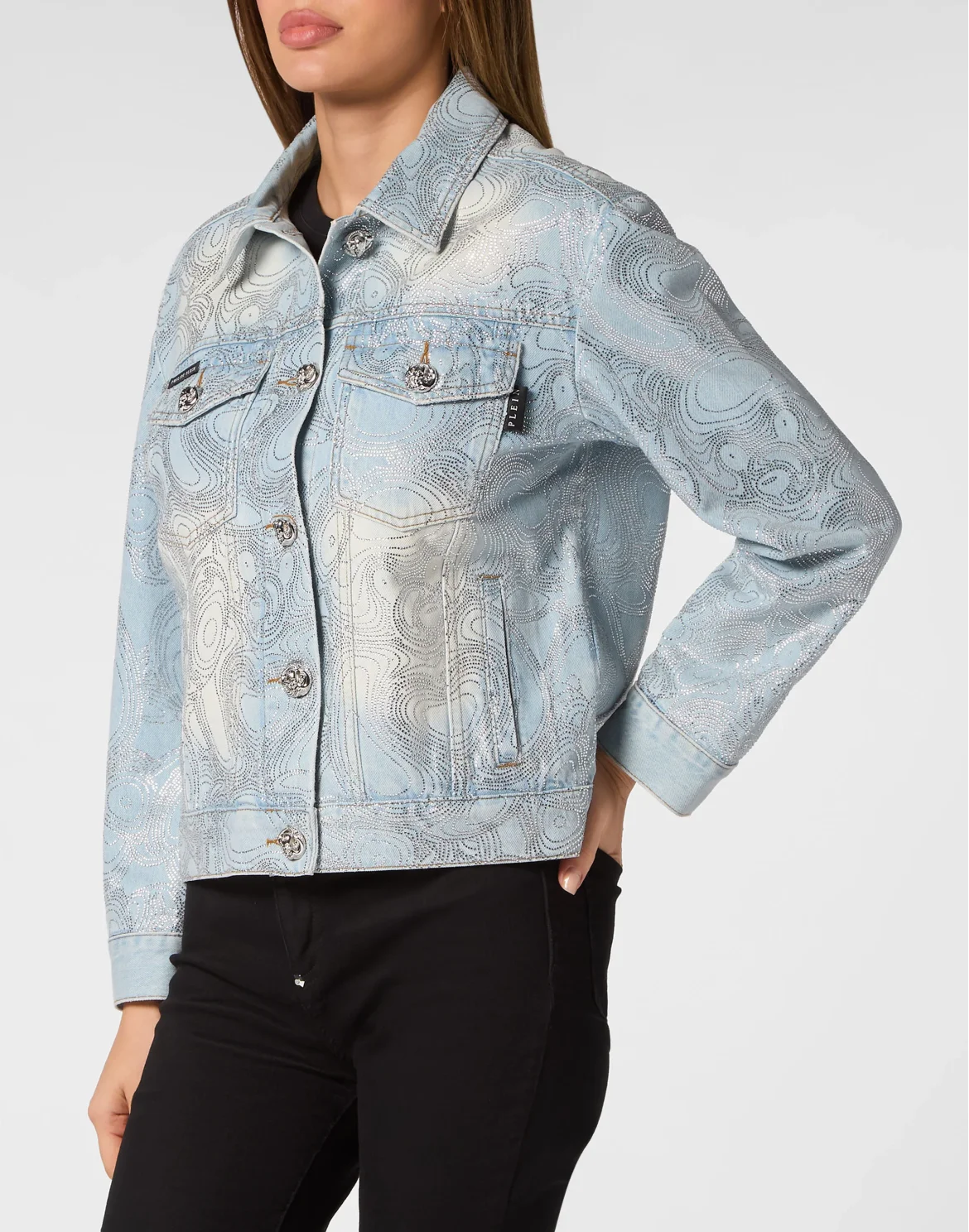 Denim Jacket Teddy Bear, цвет: Голубой