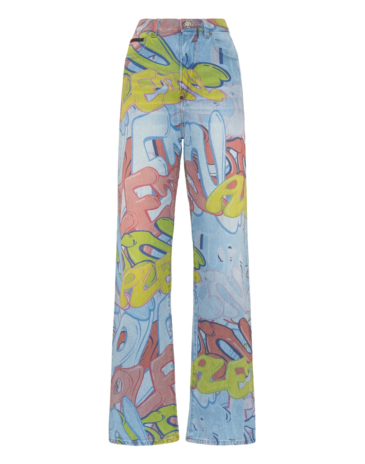 Denim Trousers  Palace Fit Bombing Graffiti, цвет: Мультиколор