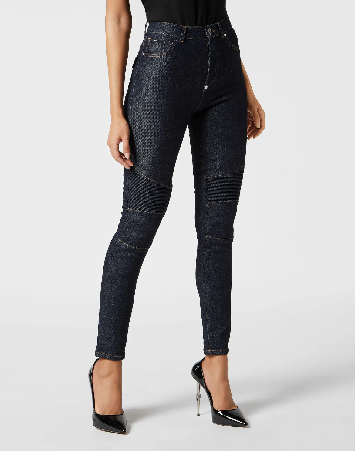 Denim Trousers Low Rise Bliker, цвет: Синий