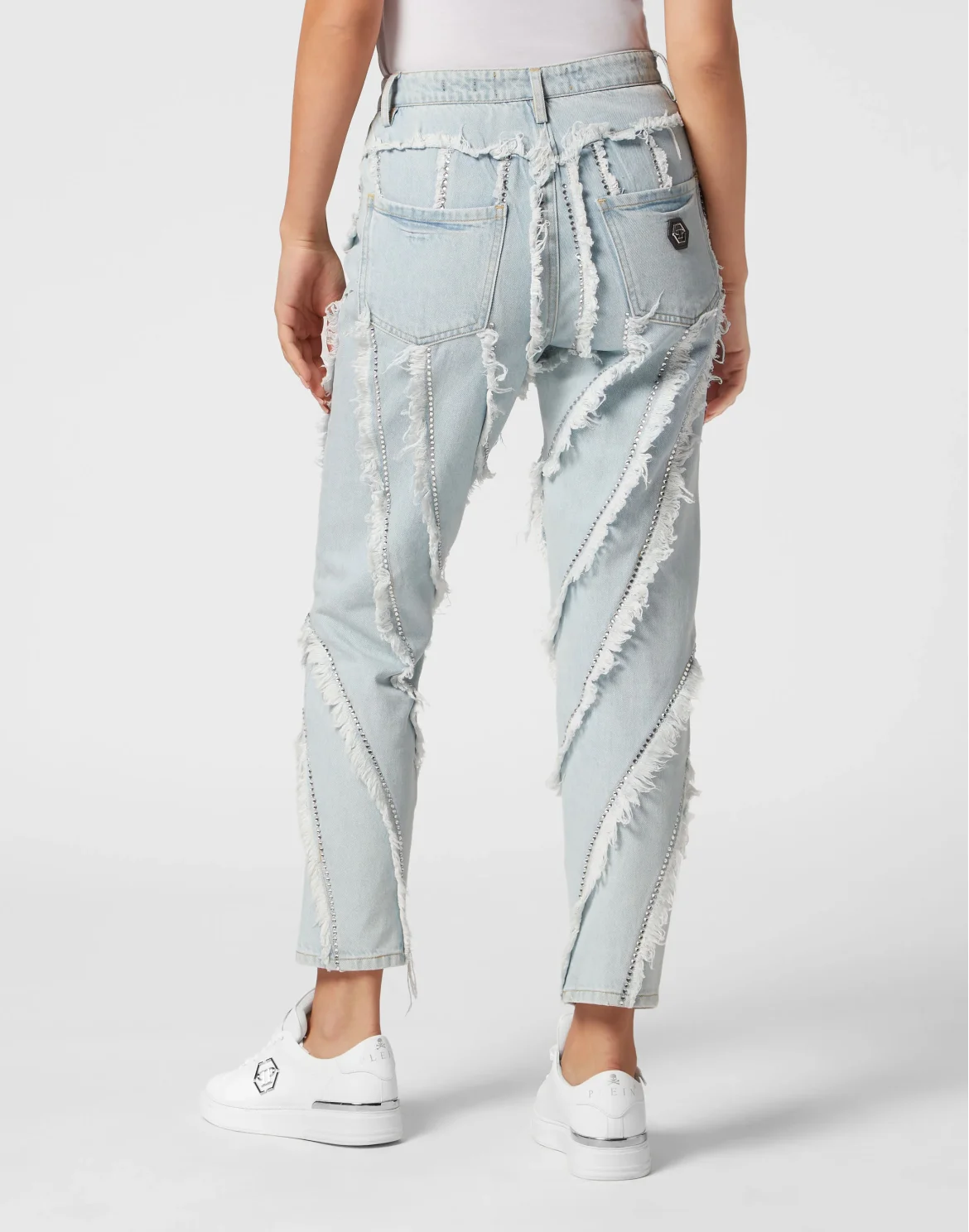 Denim Trousers Mom Fit, цвет: Голубой