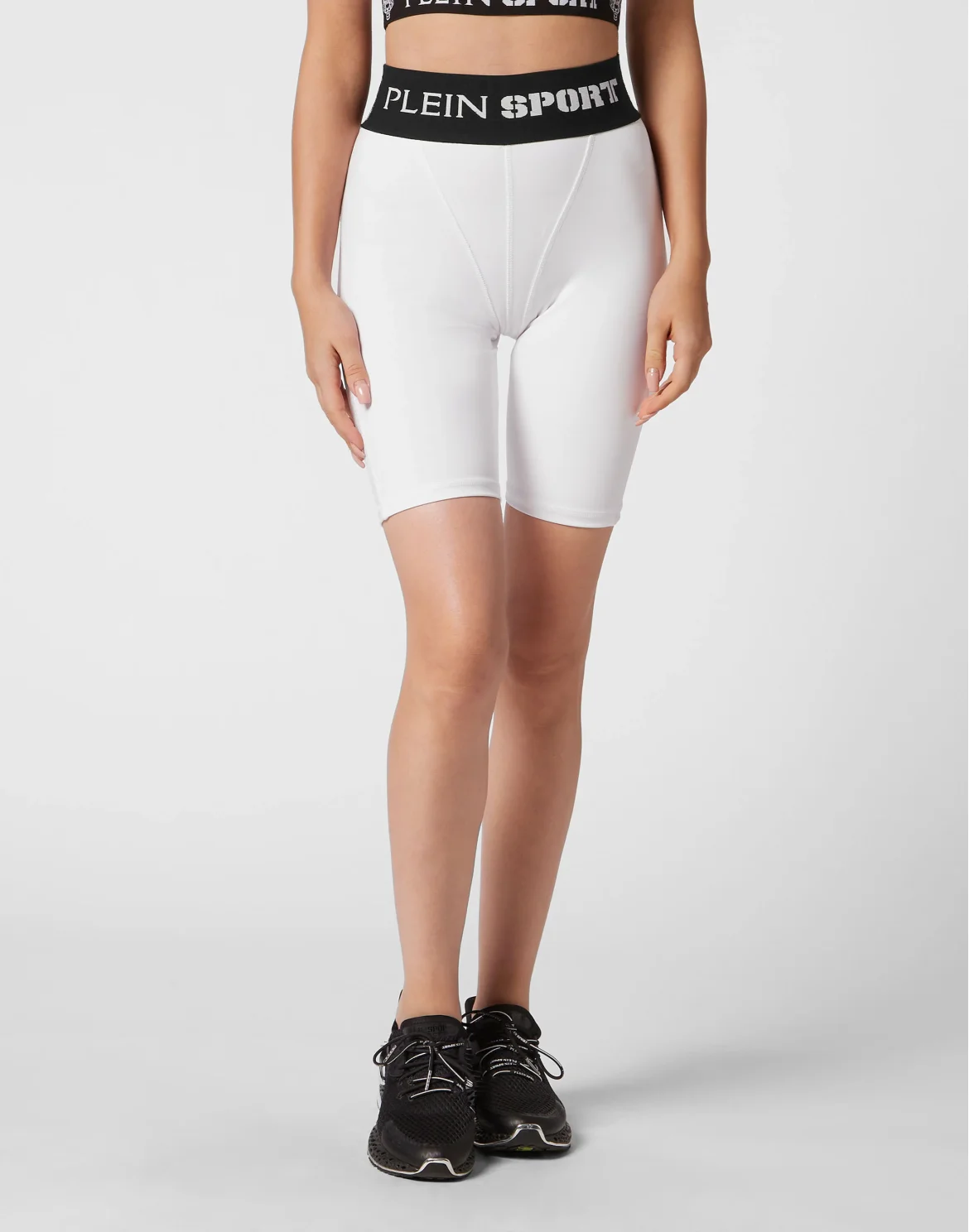 Jogging Cyclist Push Up Leggings Basic, цвет: Белый