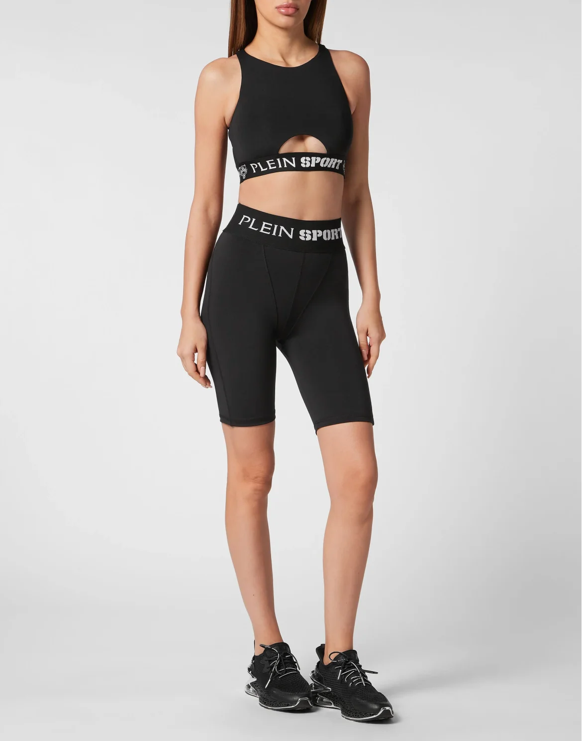 Jogging Cyclist Push Up Leggings Basic, цвет: Черный